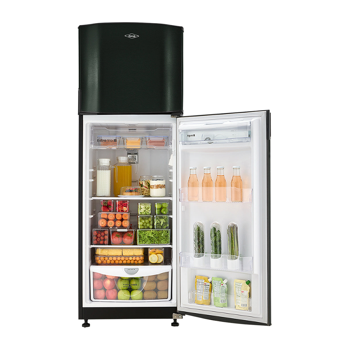 Nevera Inverter No Frost Haceb Negro Esmeralda 65x179.5cm De 311 Litros con Dispensador de Agua - NEVERAS | Bylmo