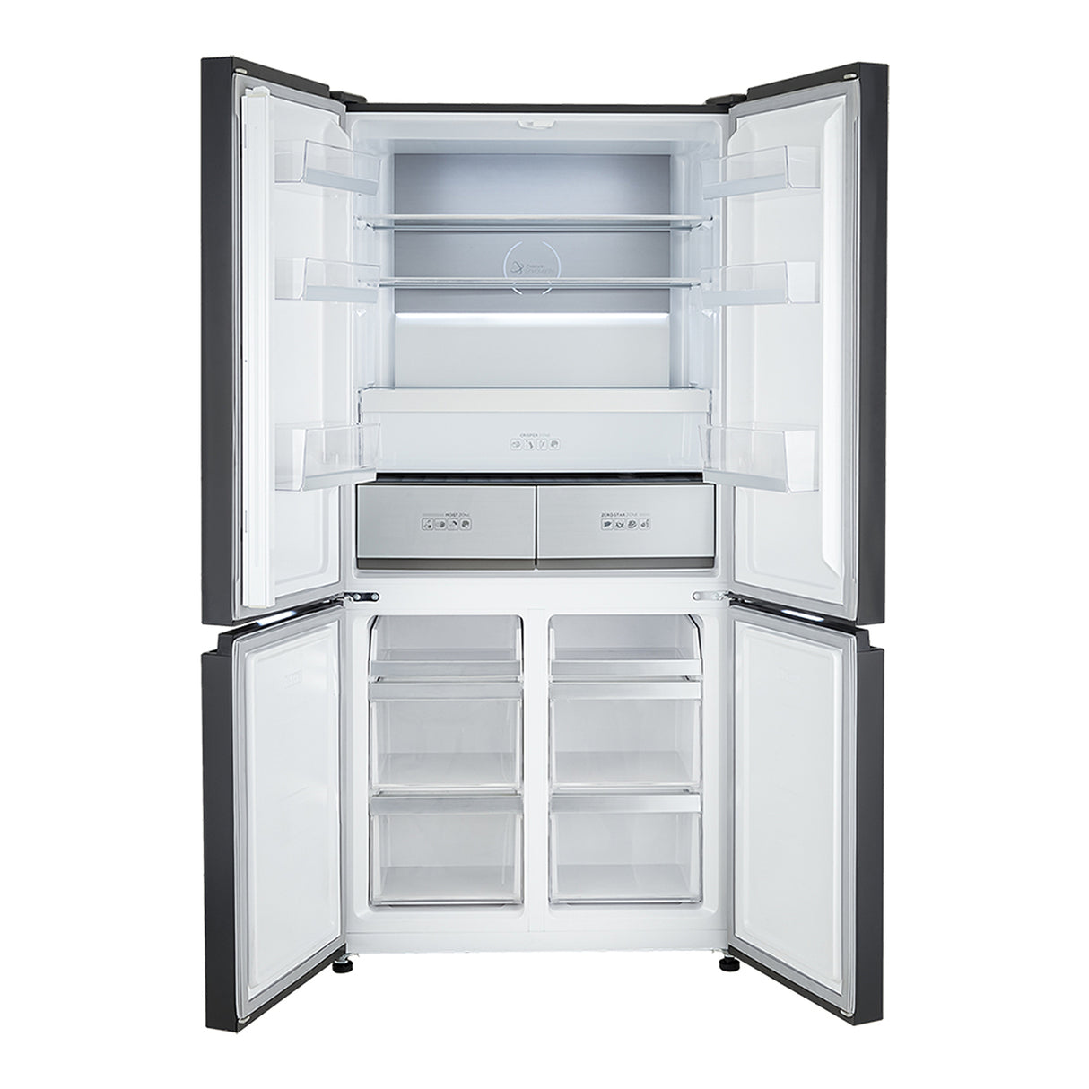 Nevera No Frost Haceb Cross Door Negro 69x1.9cm De 586 Litros y con Pantalla Digital - NEVERAS | Bylmo
