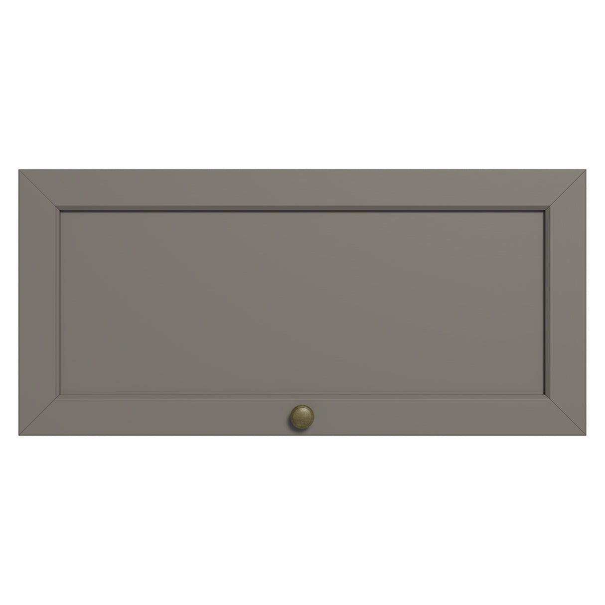 Mueble Superior de Cocina Vik Marrón y Gris 70x33cm con Un Entrepaño y Una Puerta - MUEBLES SUPERIORES DE COCINA | Bylmo
