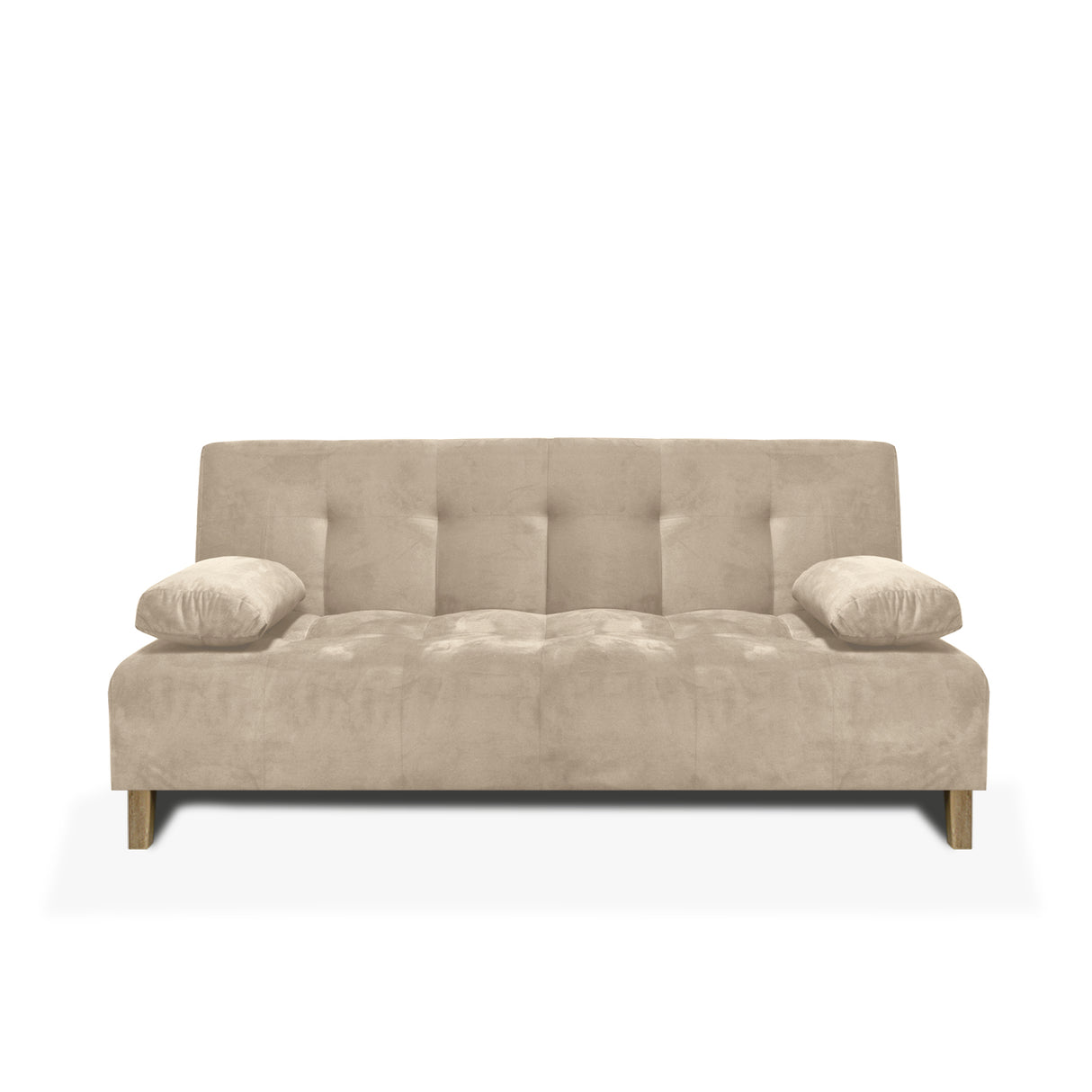 Sofacama Glaser Camel 180x85cm Reclinable De Tres Puestos Con Apoya Brazos