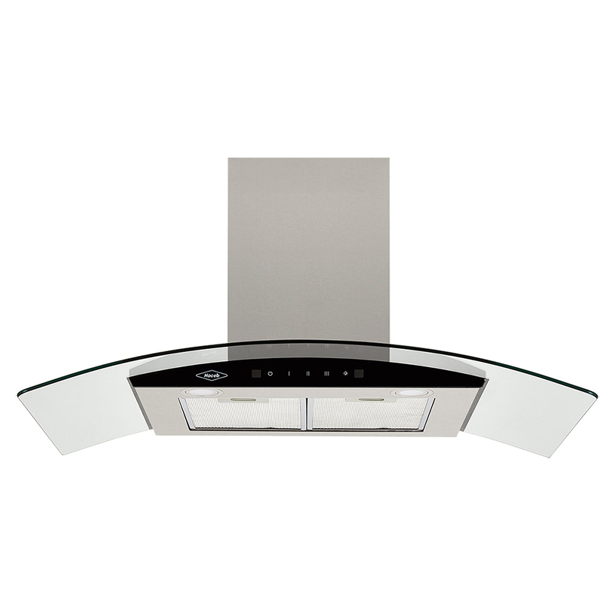 Campana Península Haceb Negro 95.5x42.5cm 110 Voltios de Tres Velocidades con Pantalla Digital y con Iluminación - CAMPANAS Y EXTRACTORES | Bylmo