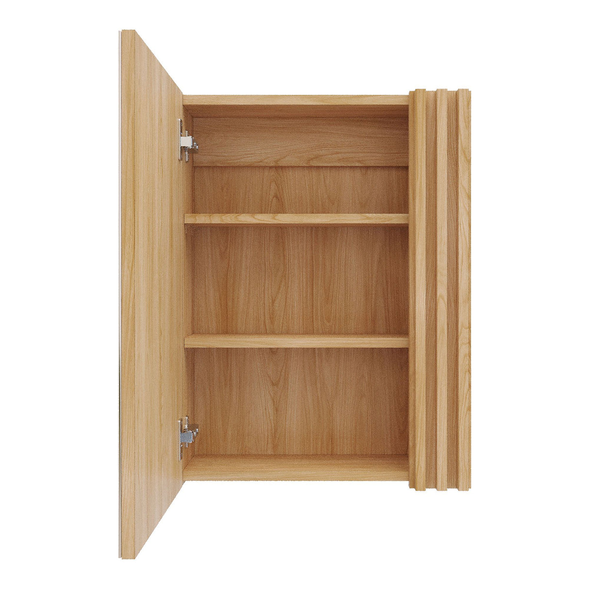 Gabinete con Espejo para Baño Nori Panela 45.4x60.2cm Rectangular con Una Puerta y Tres Entrepaños