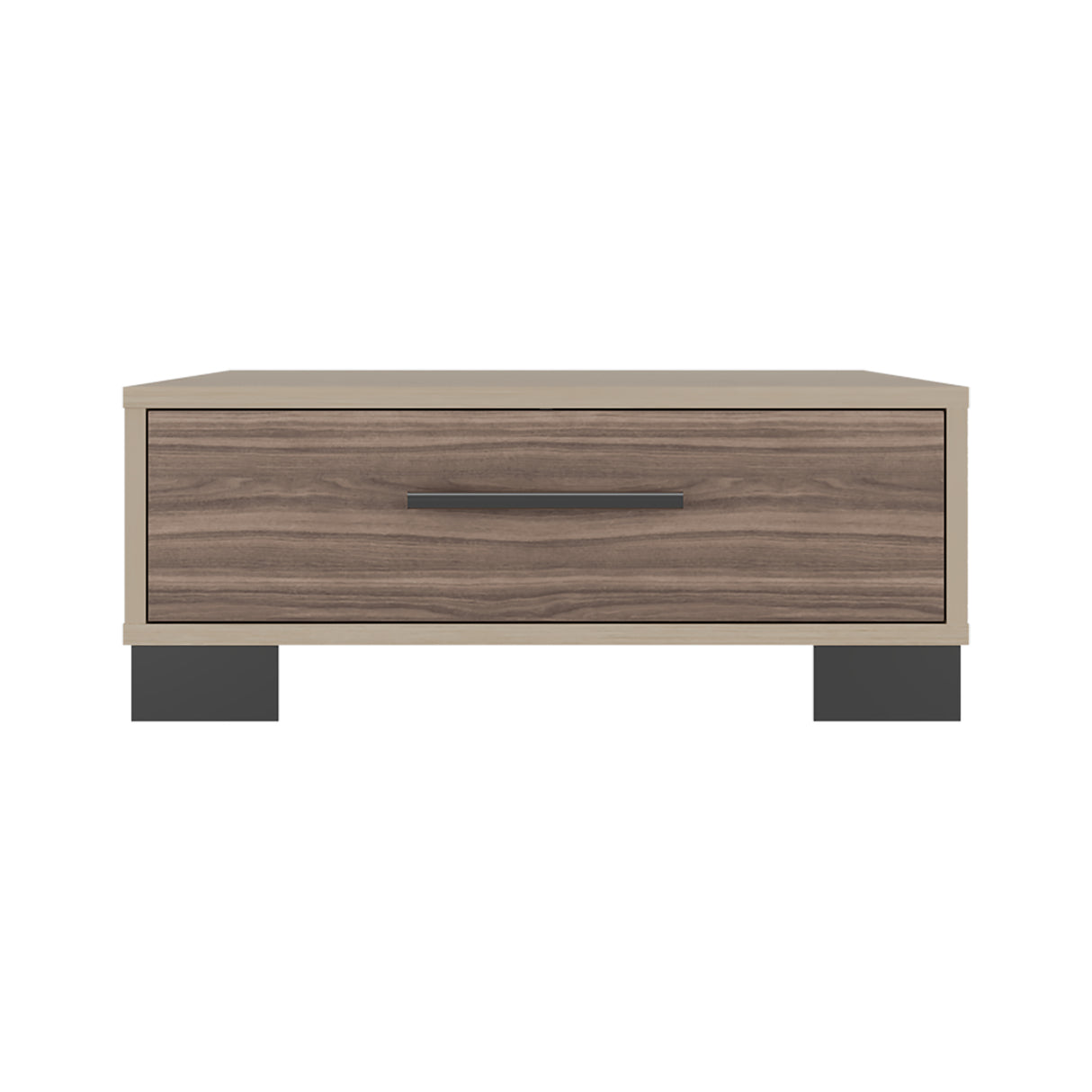 Mesa de Centro Marsella Cartagena y Avellana 60x23.8cm Cuadrado con Patas