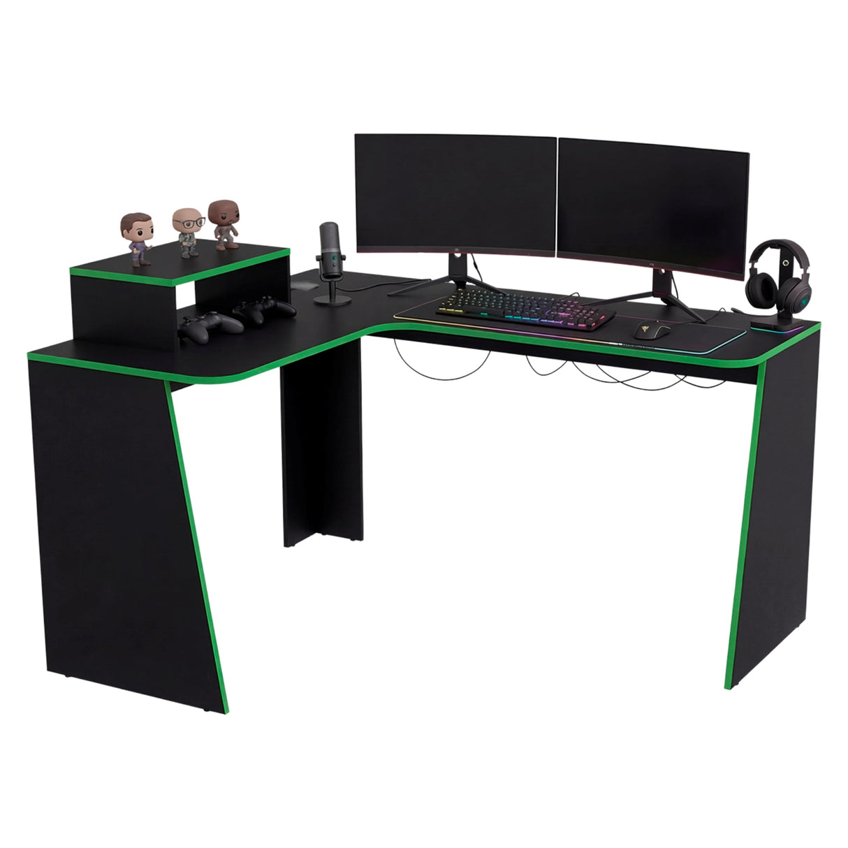 Escritorio Gamer Tokio Wengue - vista 4