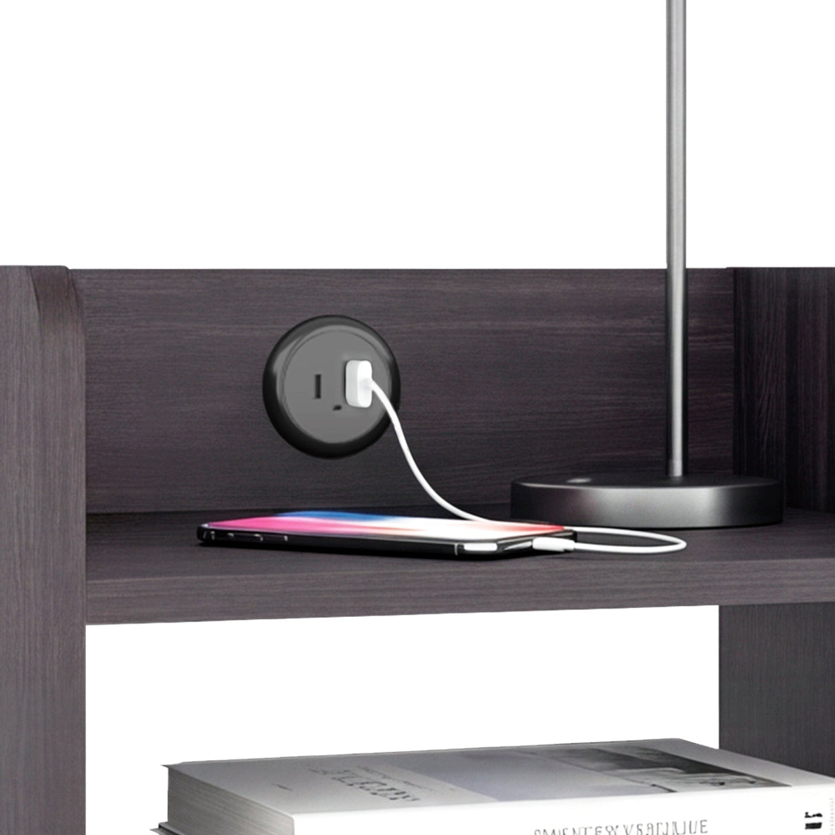 Mesa Noche Didi Wengue USB - Bylmo