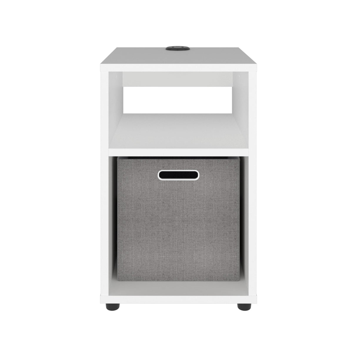 Mesa Auxiliar Mercer Blanco USB - Bylmo