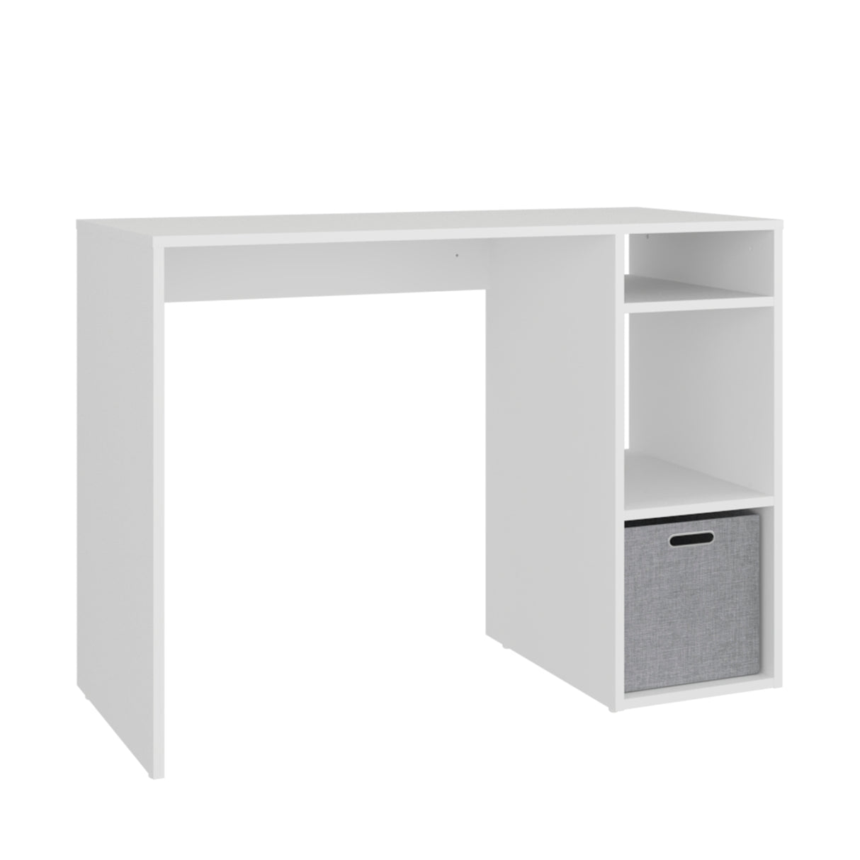Escritorio Dalia Blanco 101.7x74cm con Organizador de Libros