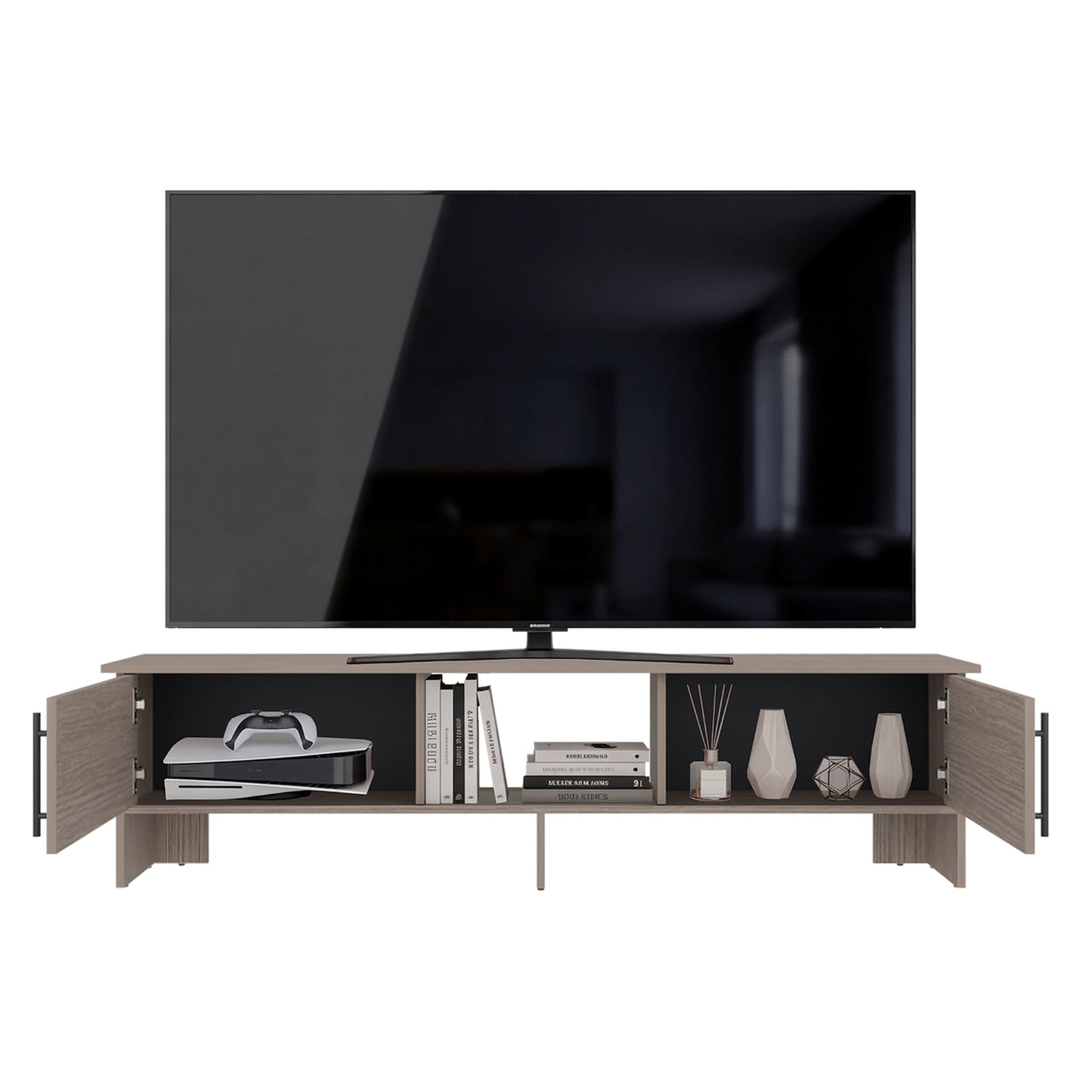Rack de TV Dago Positano 160x41.8cm para TV Hasta 65" Pulgadas con Un Compartimiento