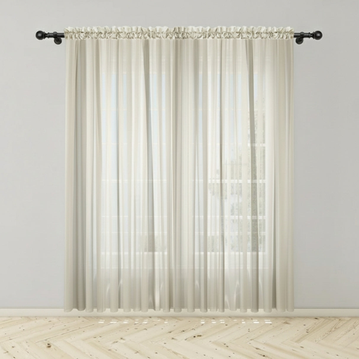 Velo Suizo Beige 280x220cm Doble Faz Fondo Entero