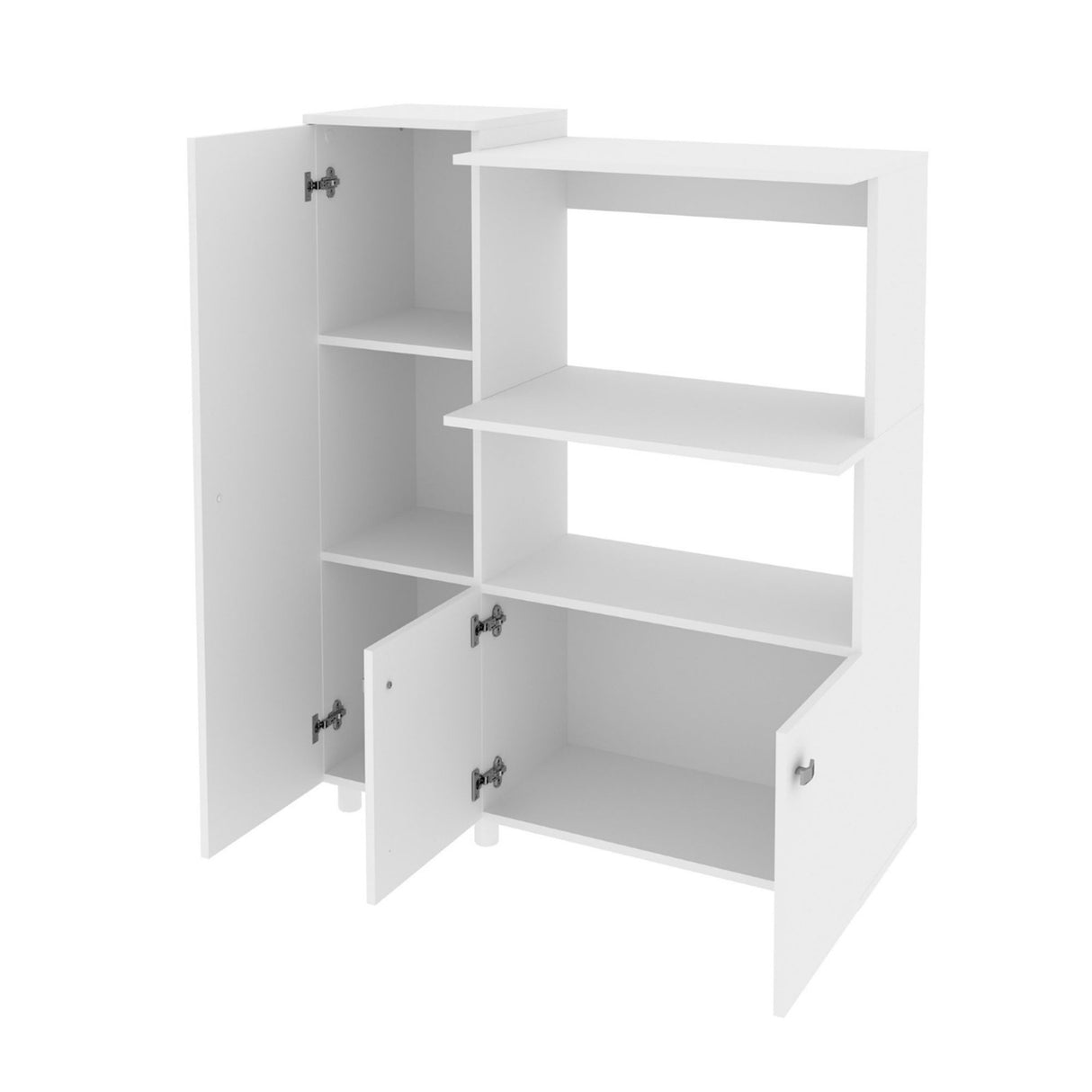 Alacena Niza Blanco 96.5x119cm con Tres Puertas y con Patas