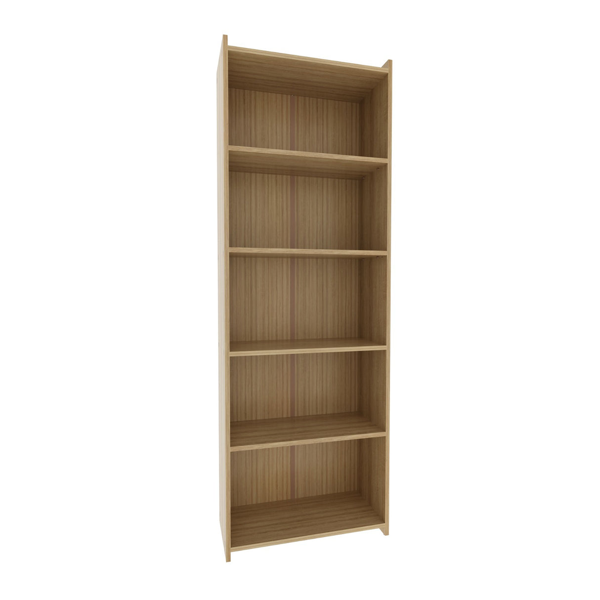 Biblioteca Paris Almendra 56.4x165.3cm con Cinco Entrepaños