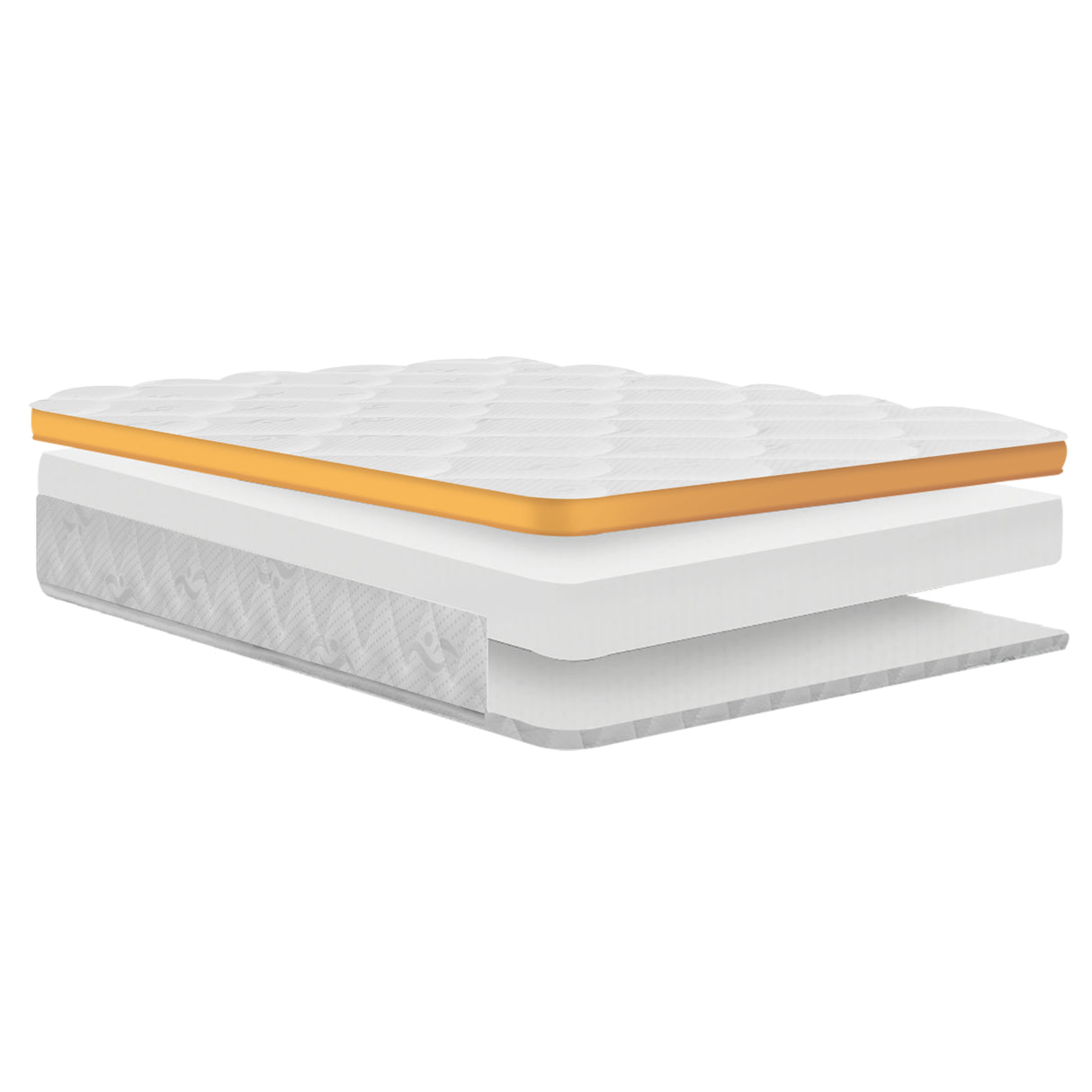 Colchoneta Blanco Infantil 60 X 130 Cm Firmeza Medio de Espuma