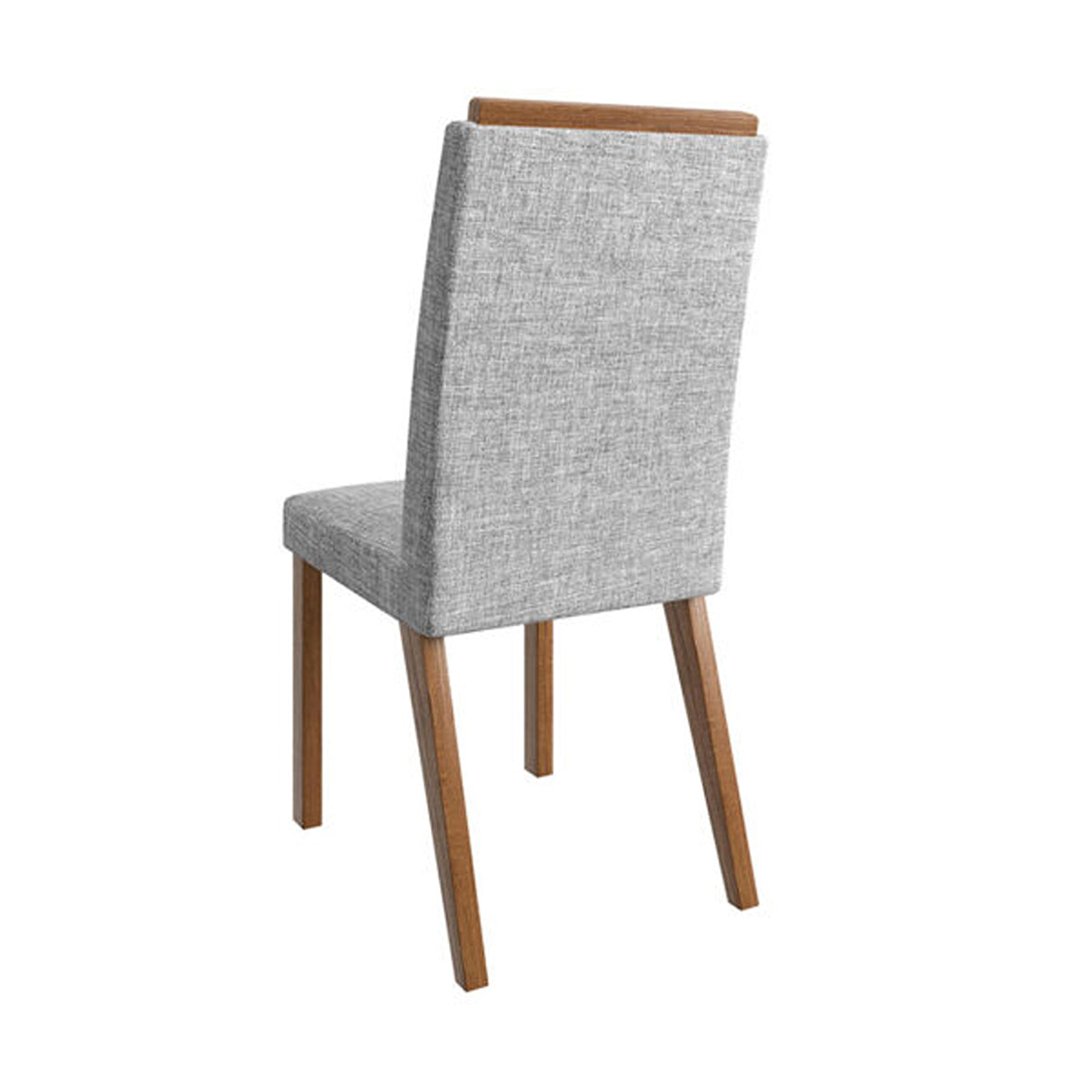 Comedor Aurora Café y Gris 160x78cm Cuadrado de de Seis Puestos con Seis Sillas