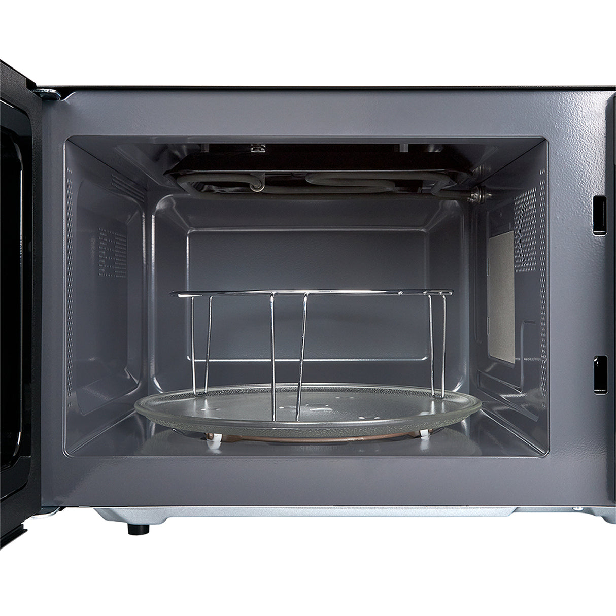 Horno Microondas Haceb Negro 48.5x29.3cm de 25 Litros con 12 Funciones