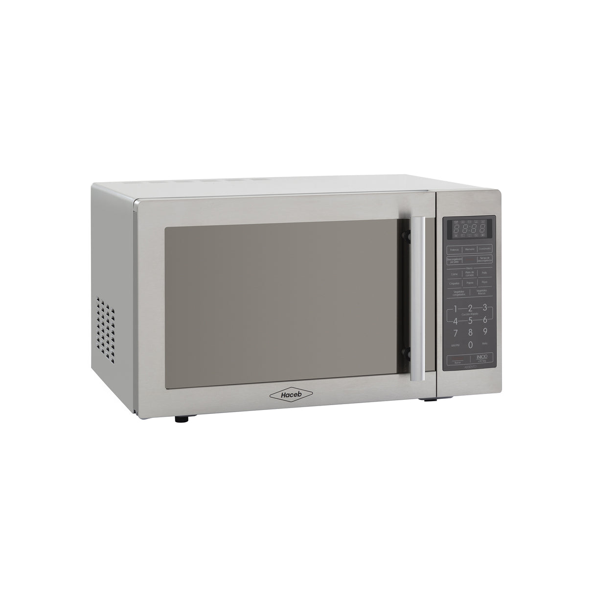 Horno Microondas Haceb Inox 43.6x30.6cm de 31 Litros con 14 Funciones