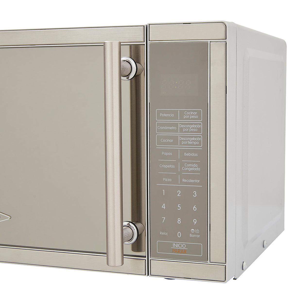 Horno Microondas Haceb Inox 33x26.1cm de 20 Litros con 12 Funciones