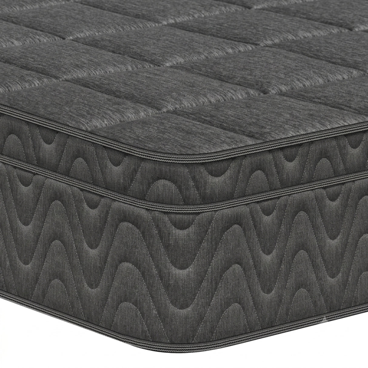 Colchón Enrollado Orthopack Euro U Gris Queen 160 X 190 Cm Ortopedico Firmeza Medio con Pillow Sencillo
