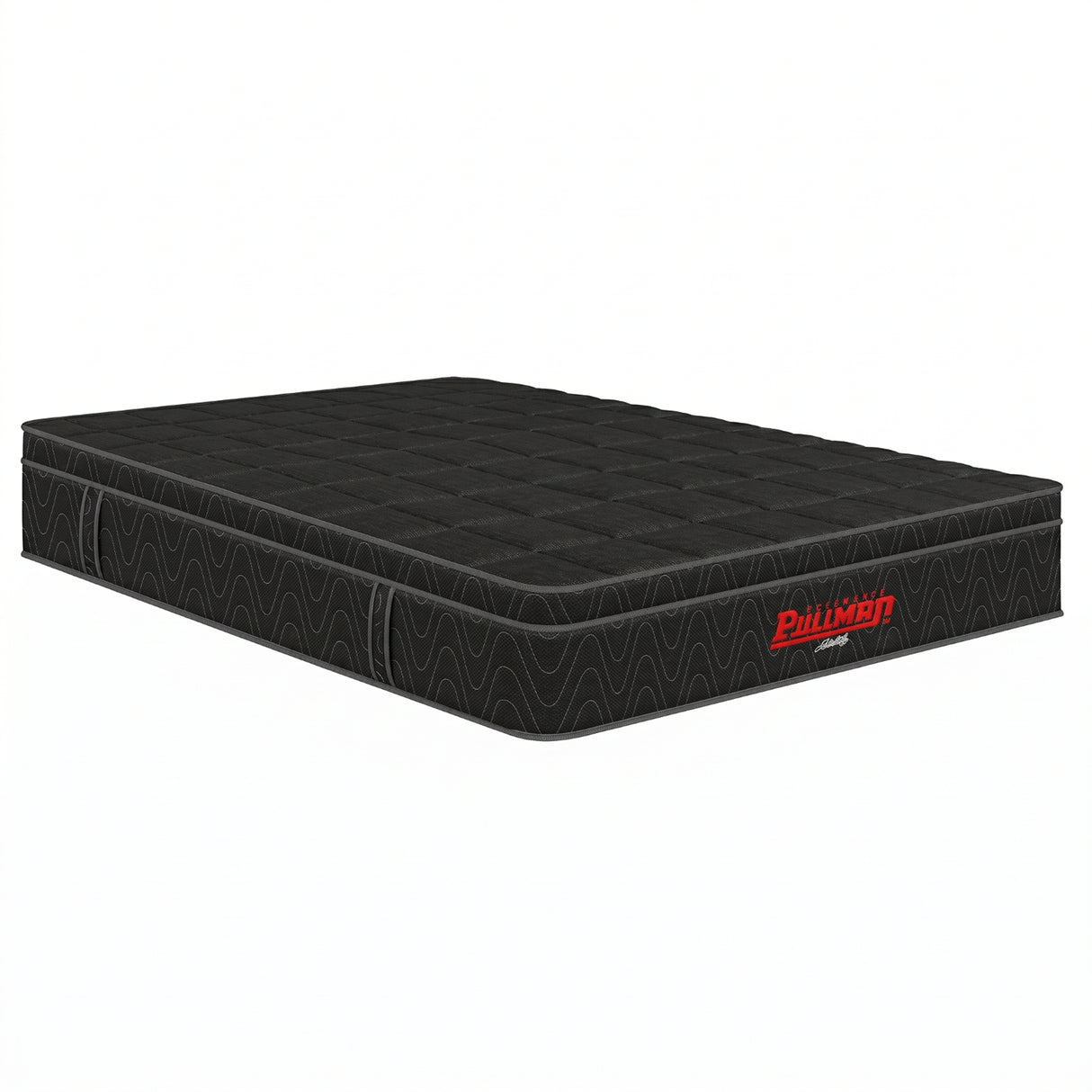 Colchón Enrollado Orthopack Euro U Negro King 200 X 200 Cm Ortopedico Firmeza Medio con Pillow Sencillo