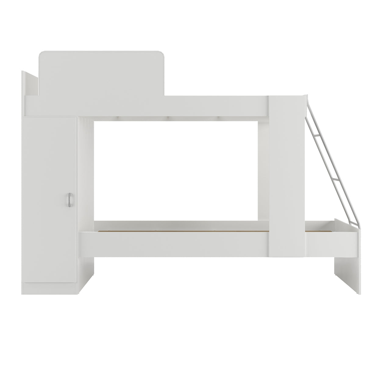 Cama Multifuncional Tokio Blanco 87x165cm para colchón Infantil 70 X 180 Cm con Cabecero y sin Colchon
