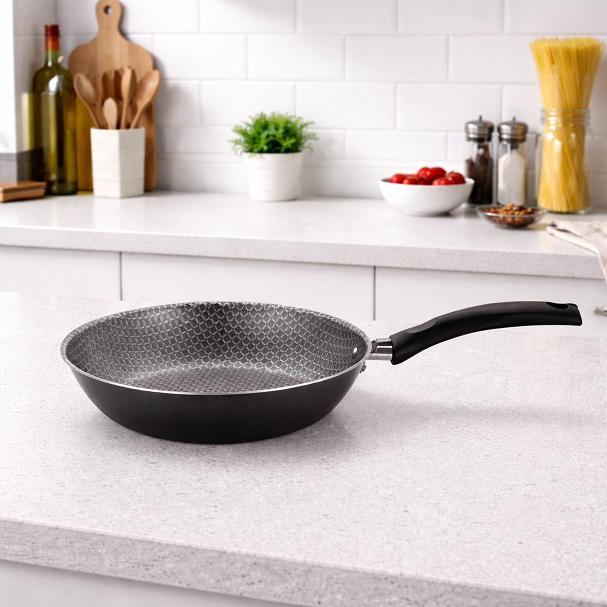 Sarten Basic Gris 36x27cm de Aluminio Antiadherente de 1.7 Litros sin Tapa