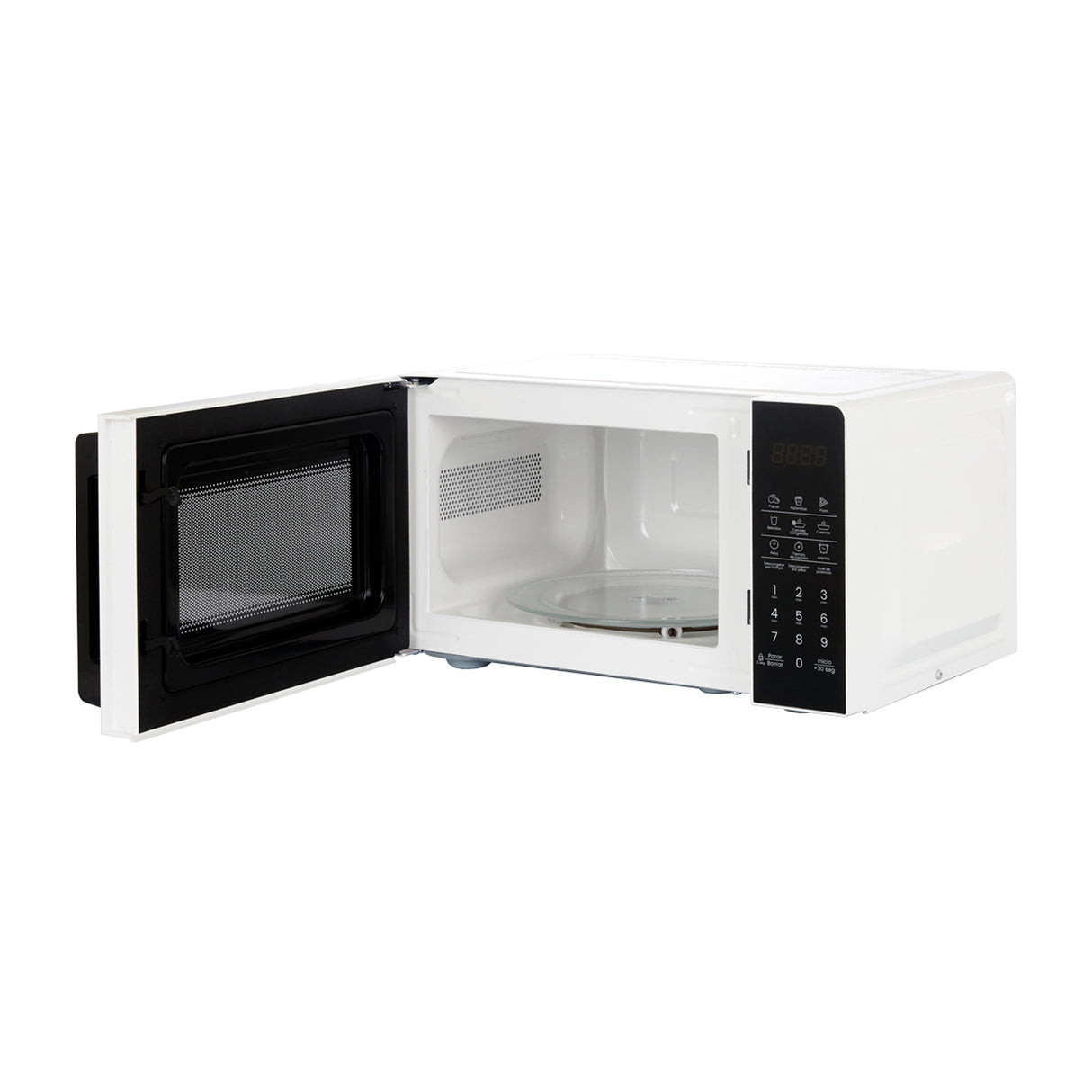 Horno Microondas Haceb Blanco 44.6x20cm de 20 Litros con 12 Funciones Preconfiguradas