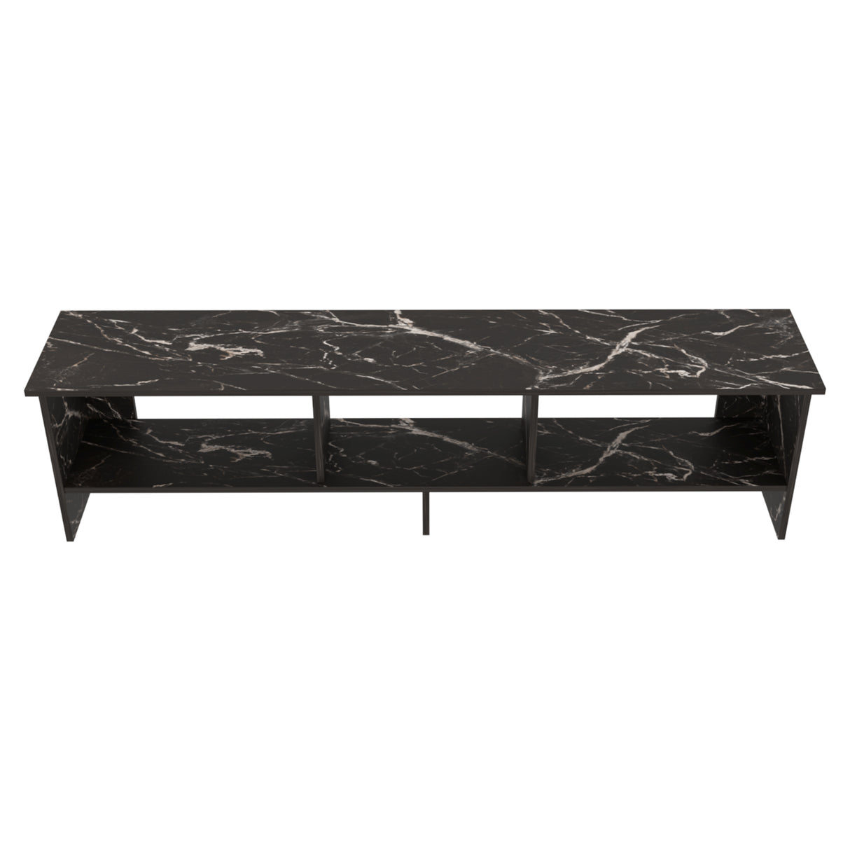 Rack de TV Belga Mamba 160x41.8cm para TV Hasta 65" Pulgadas con Tres Compartimientos