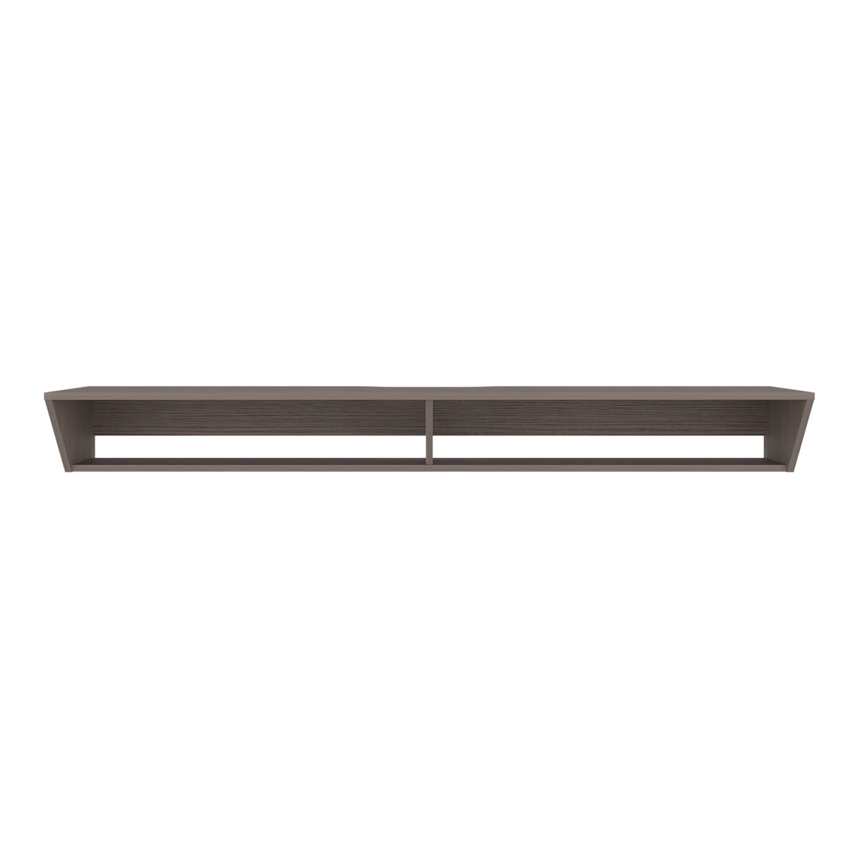 Rack de TV Russel Positano 160x18.1cm Flotante para TV Hasta 65" Pulgadas con Dos Compartimientos y con Ranura para Cables