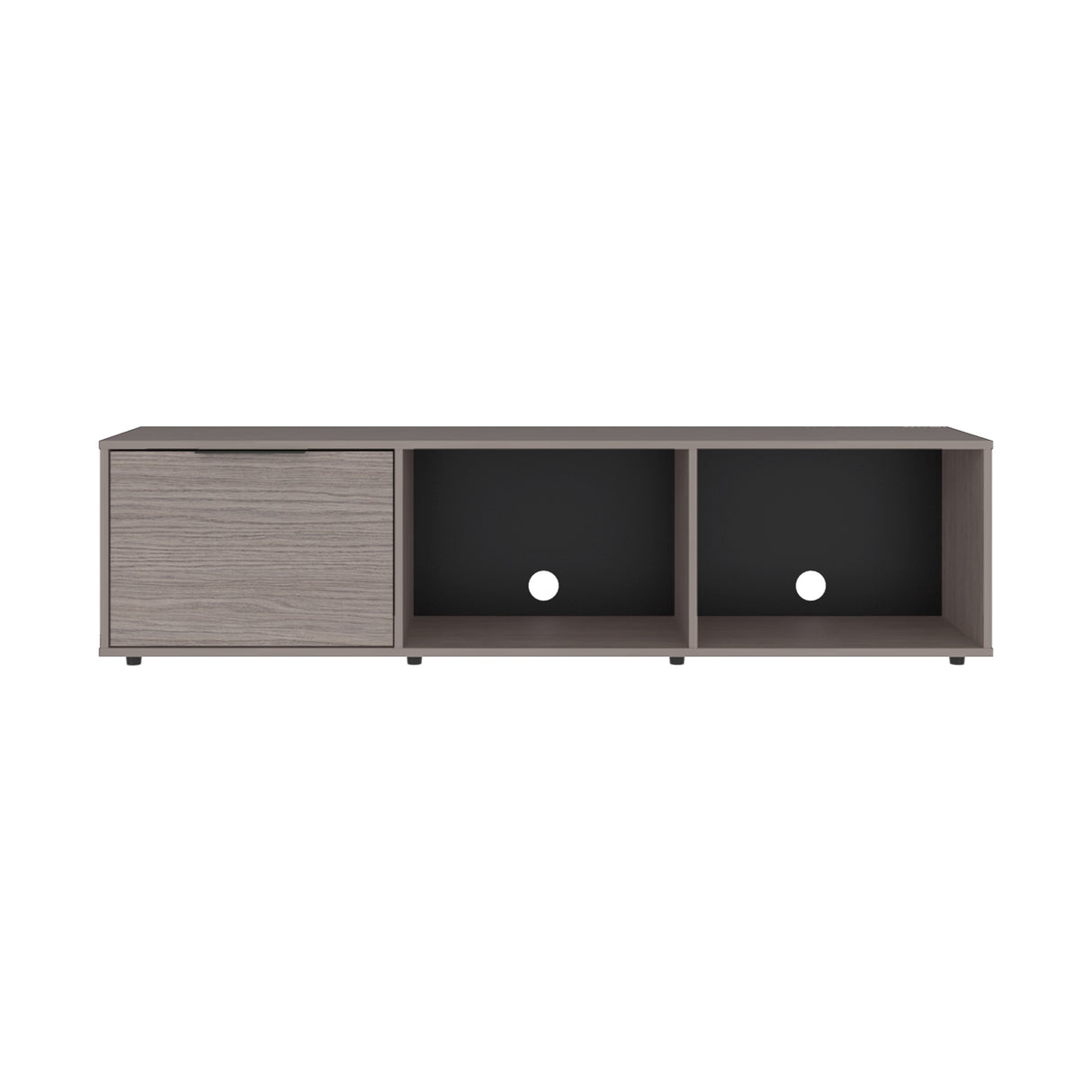 Rack de TV Dorne Positano 162x41.1cm para TV Hasta 65" Pulgadas con Dos Compartimientos y con Ranura para Cables