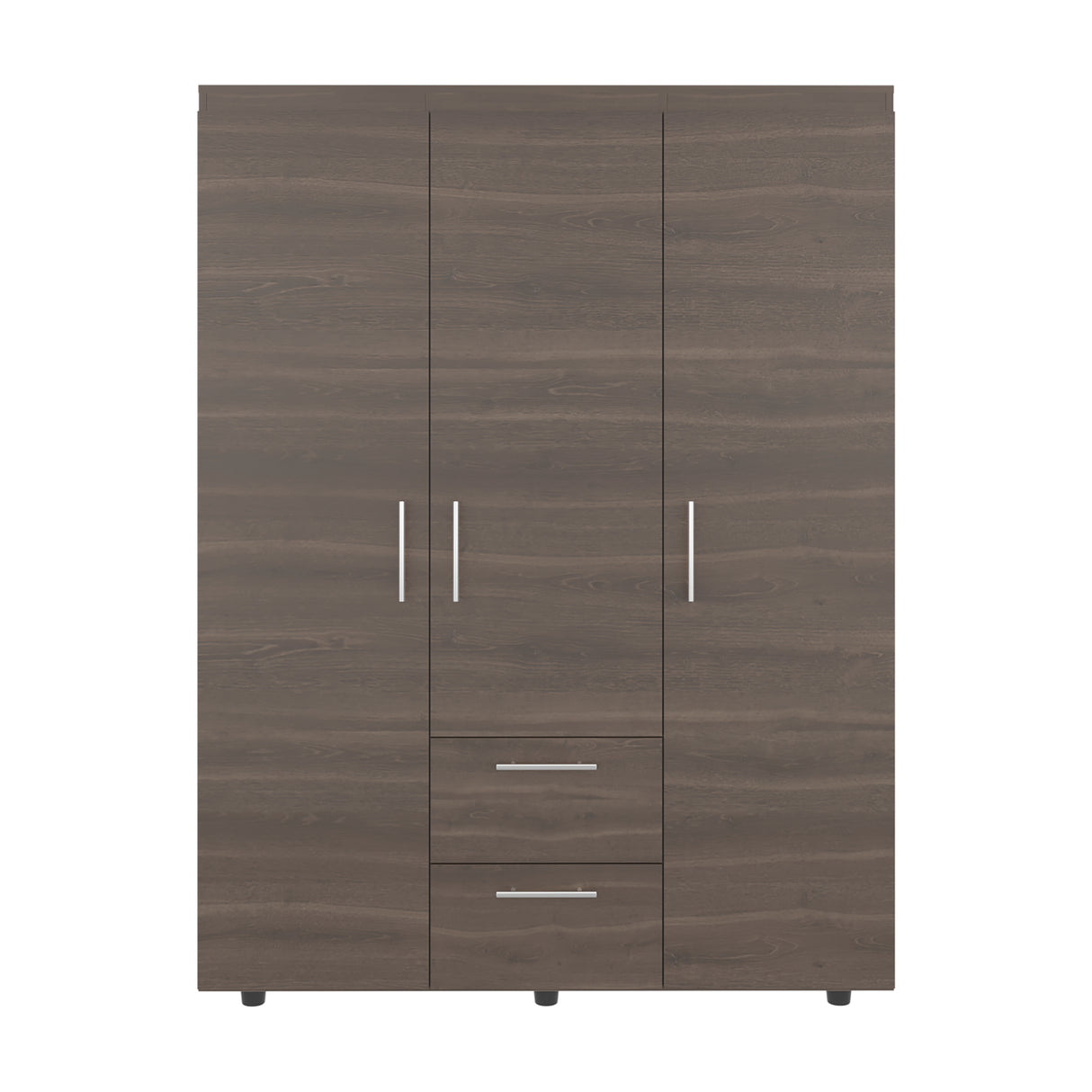 Closet Baru Lite Milan 135x180cm con Tres Puertas y con Dos Cajones