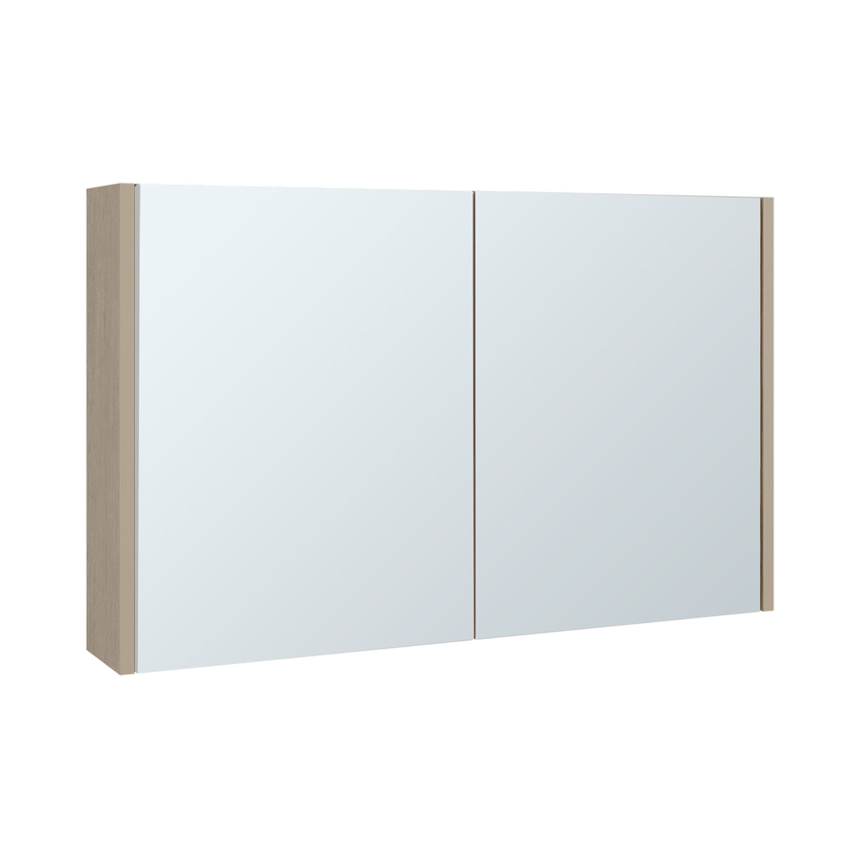Gabinete de Baño R Plus Cartagena 80x50cm con Dos Puertas y con Espejo
