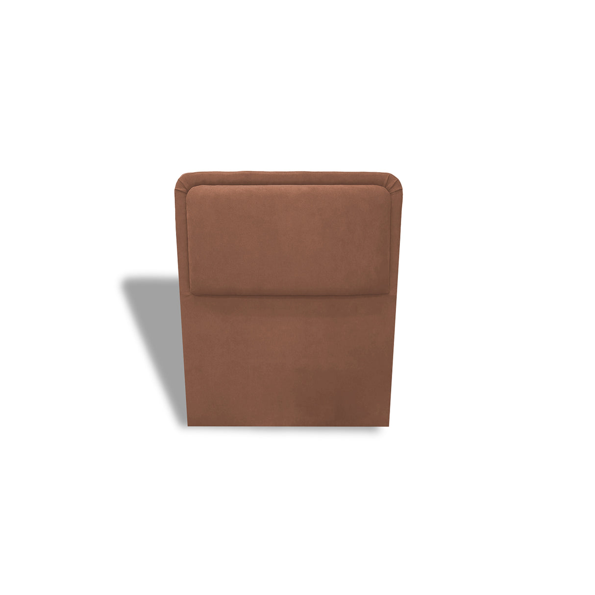 Cabecero de Piso Nube Camel 140x120cm para cama Doble con Acabado Liso