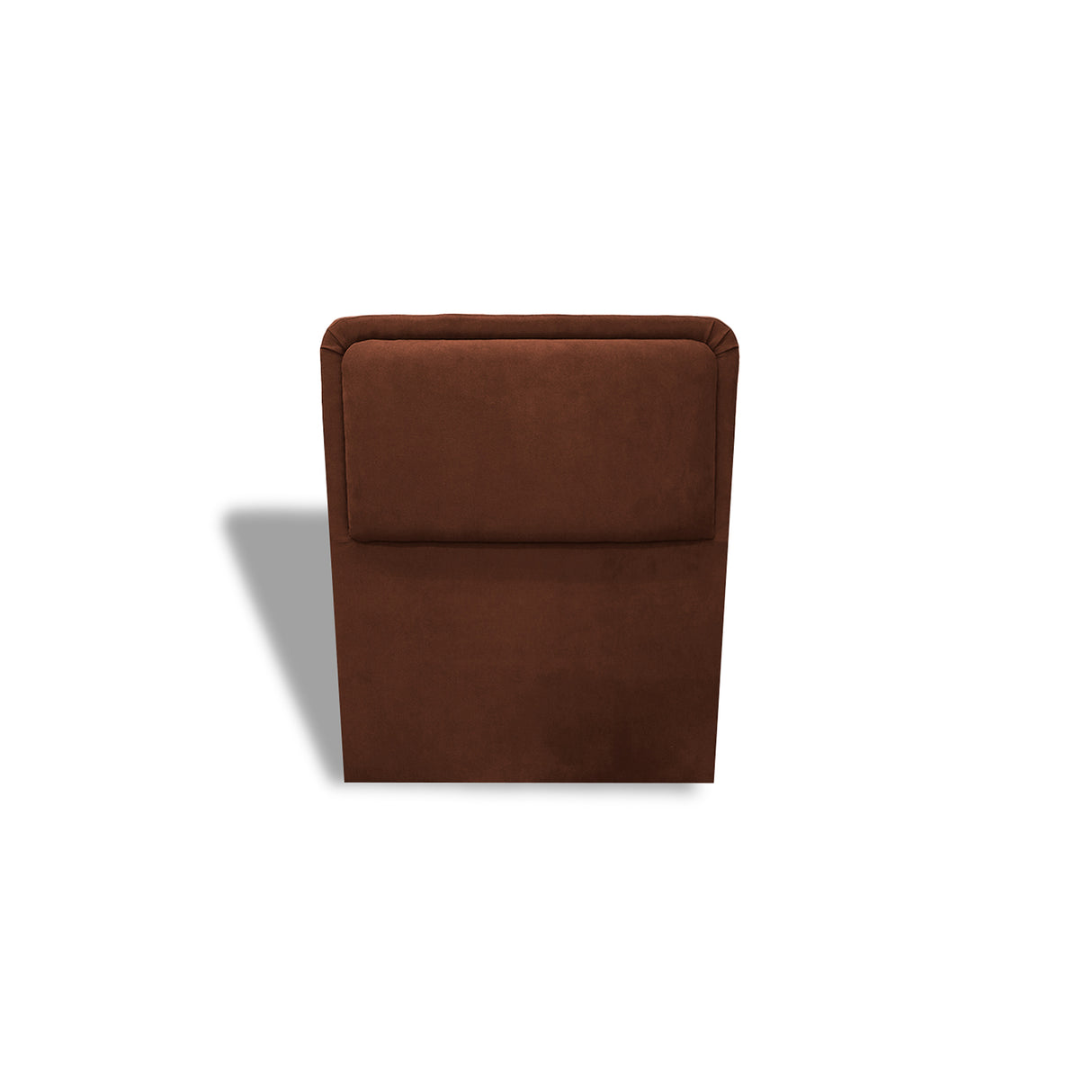Cabecero de Piso Nube Marron 140x120cm para cama Doble con Acabado Liso