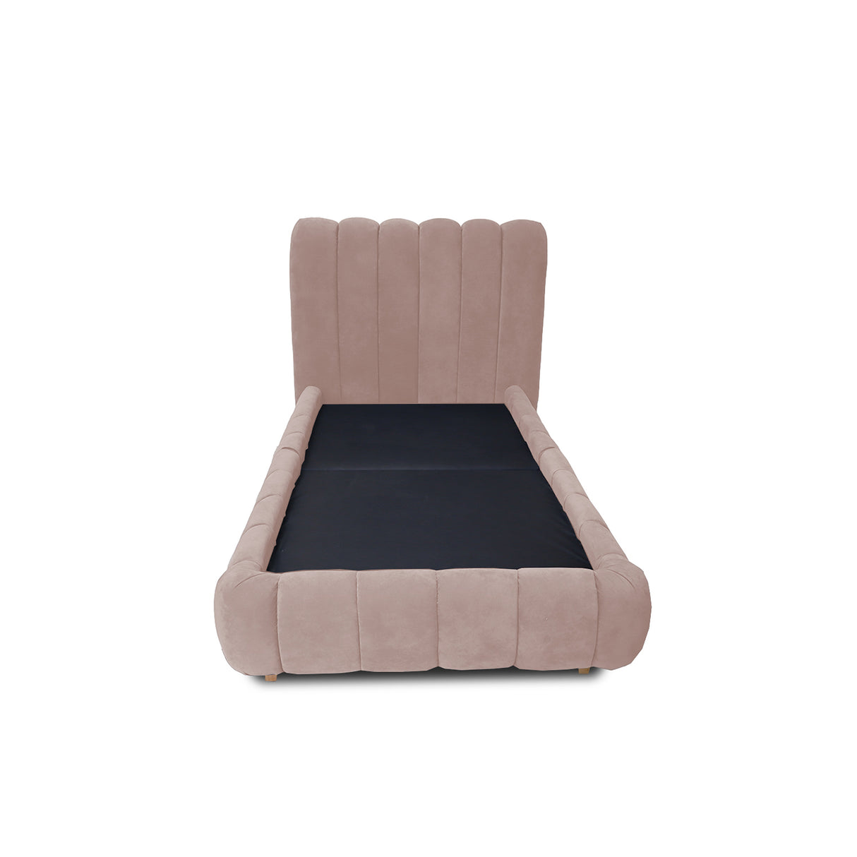 Combo Base Cama y Cabecero Praga Camel 160x40cm para Colchón Doble 140 X 190 Cm sin Colchón