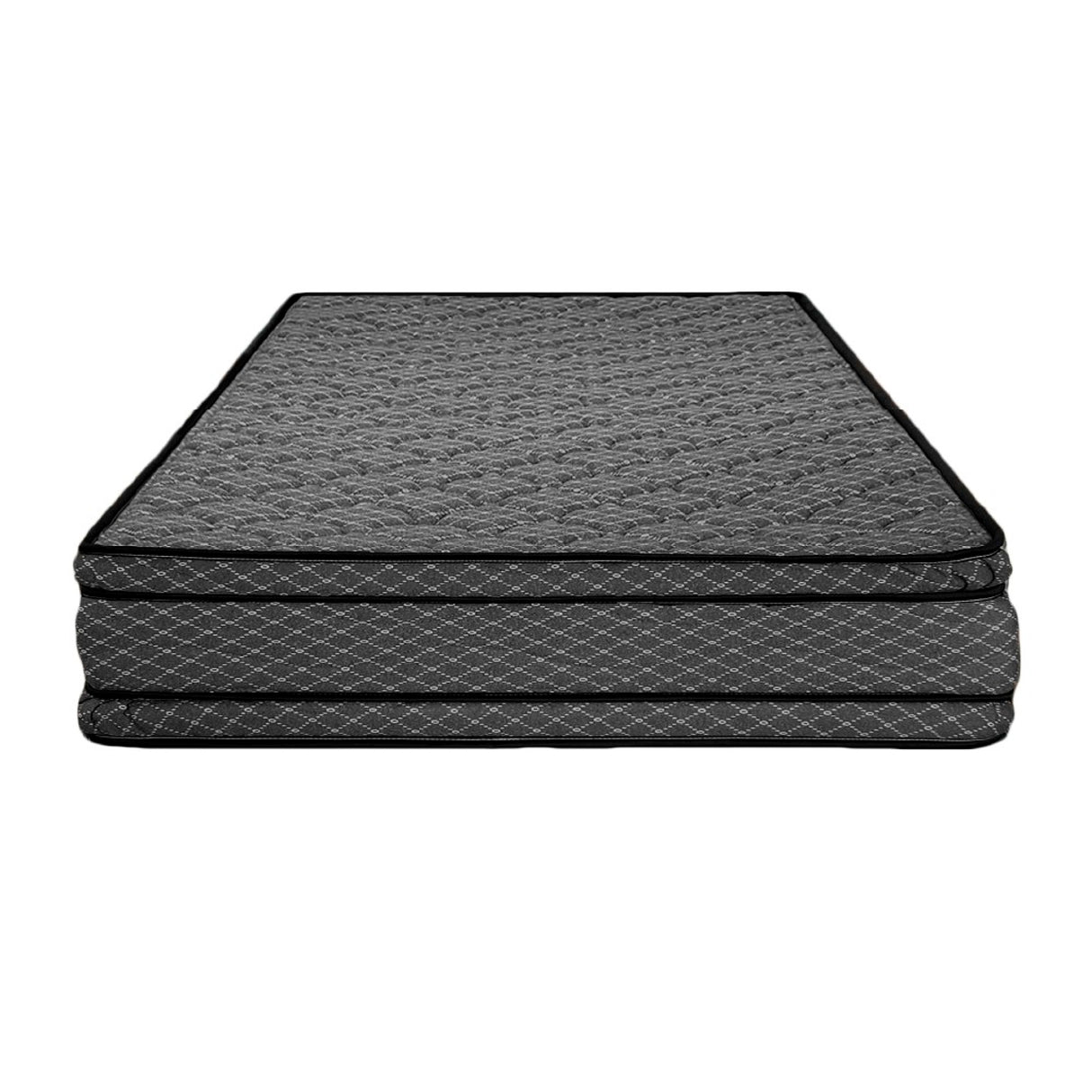 Colchón Caney Gris Queen 160 X 190 Cm Ortopedico Firmeza Firme Adaptable Doble Faz con Pillow Doble