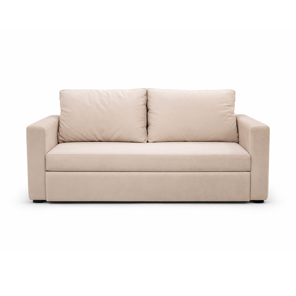 Sofá Cama Germany Beige 174x92cm de Tres Puestos Reclinable sin Appoya Brazos
