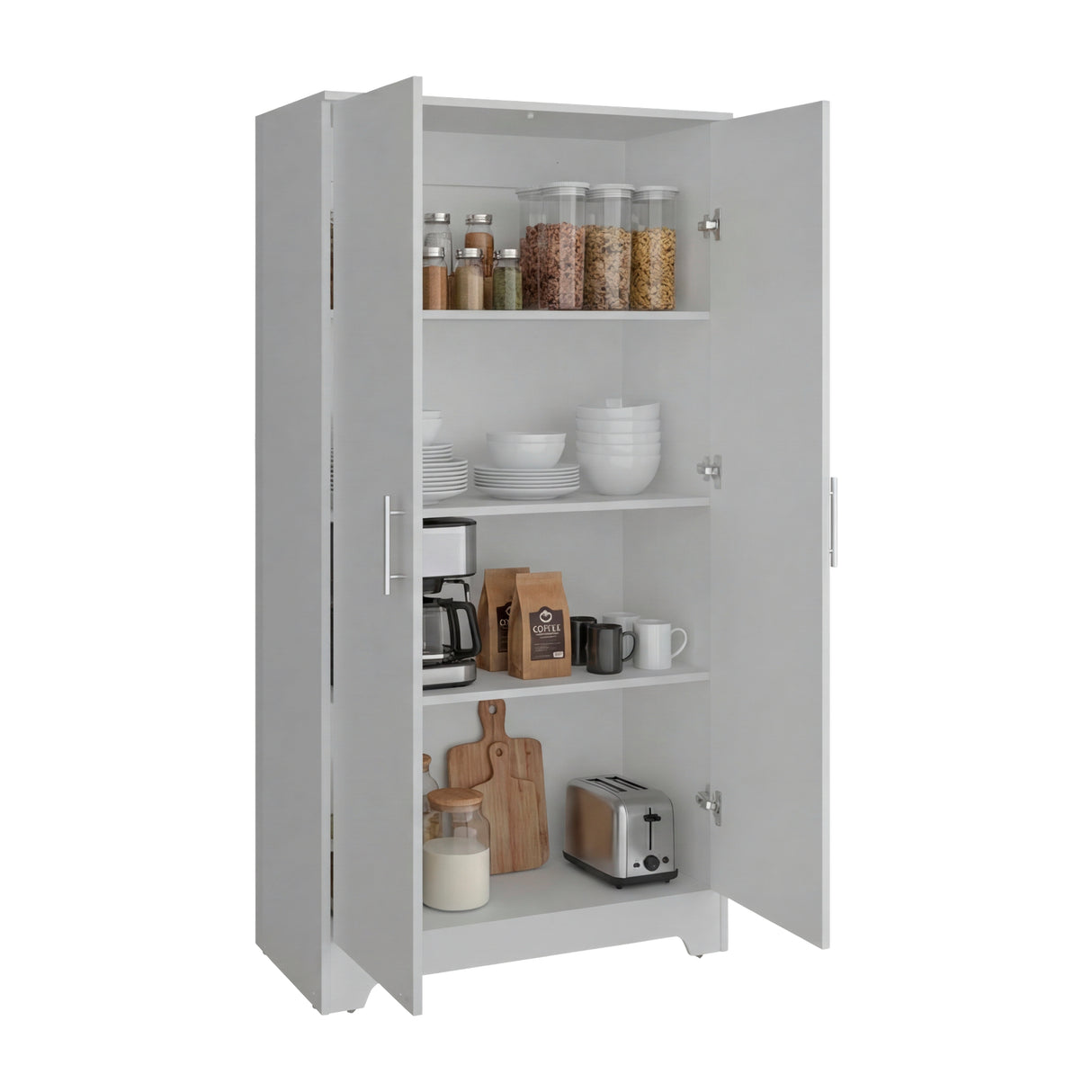 Alacena Ossa Blanco 78x154cm con Dos Puertas
