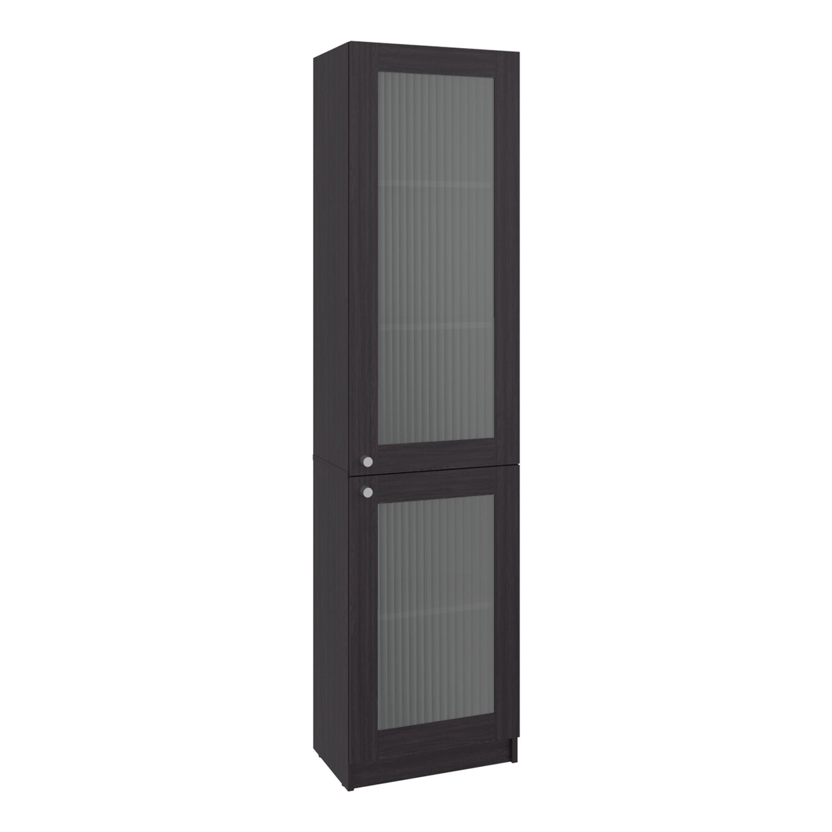 Estantería Home E-M6 Wengue 45x180.6cm Rectangular con Cuatro Entrepaños y Cinco Compartimientos