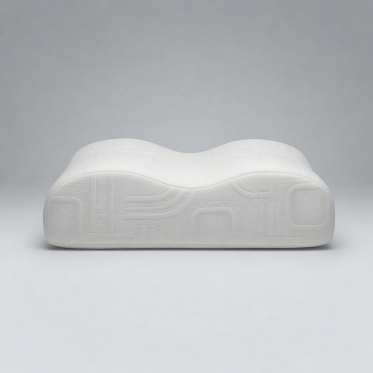 Combo 2 Almohadas Cervicales Gel Blanco 35x60cm Ortopédico de Relleno de Espuma Viscoelastica Suave Hipoelergénica para Dormir Boca Arriba y de Costado