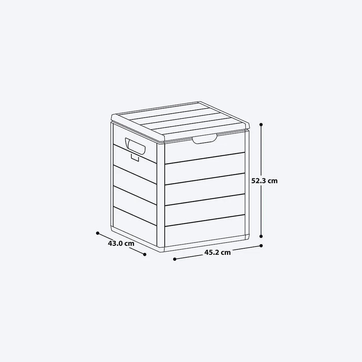 Combo Organizador Armario de Cocina y Baúl Barú Arena Gris 65x189cm con Cuatro Entrepaños y Cinco Compartimientos