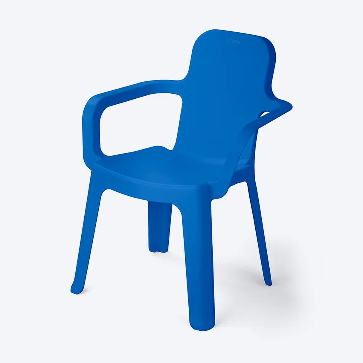 Combo Estudio Infantil Blanco y Azul 88x50cm con Un Escritorio Una Silla y Un Armario