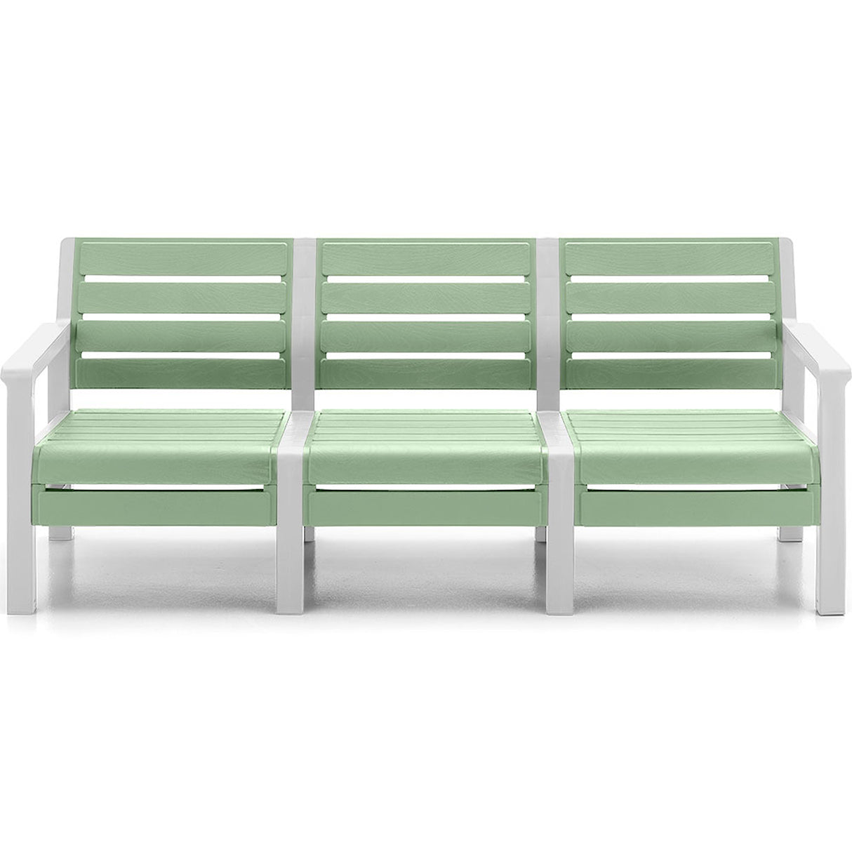 Sofá Rimax Barú Verde Salvia 192.4x74.6cm de Tres Puestos con Apoya Brazos