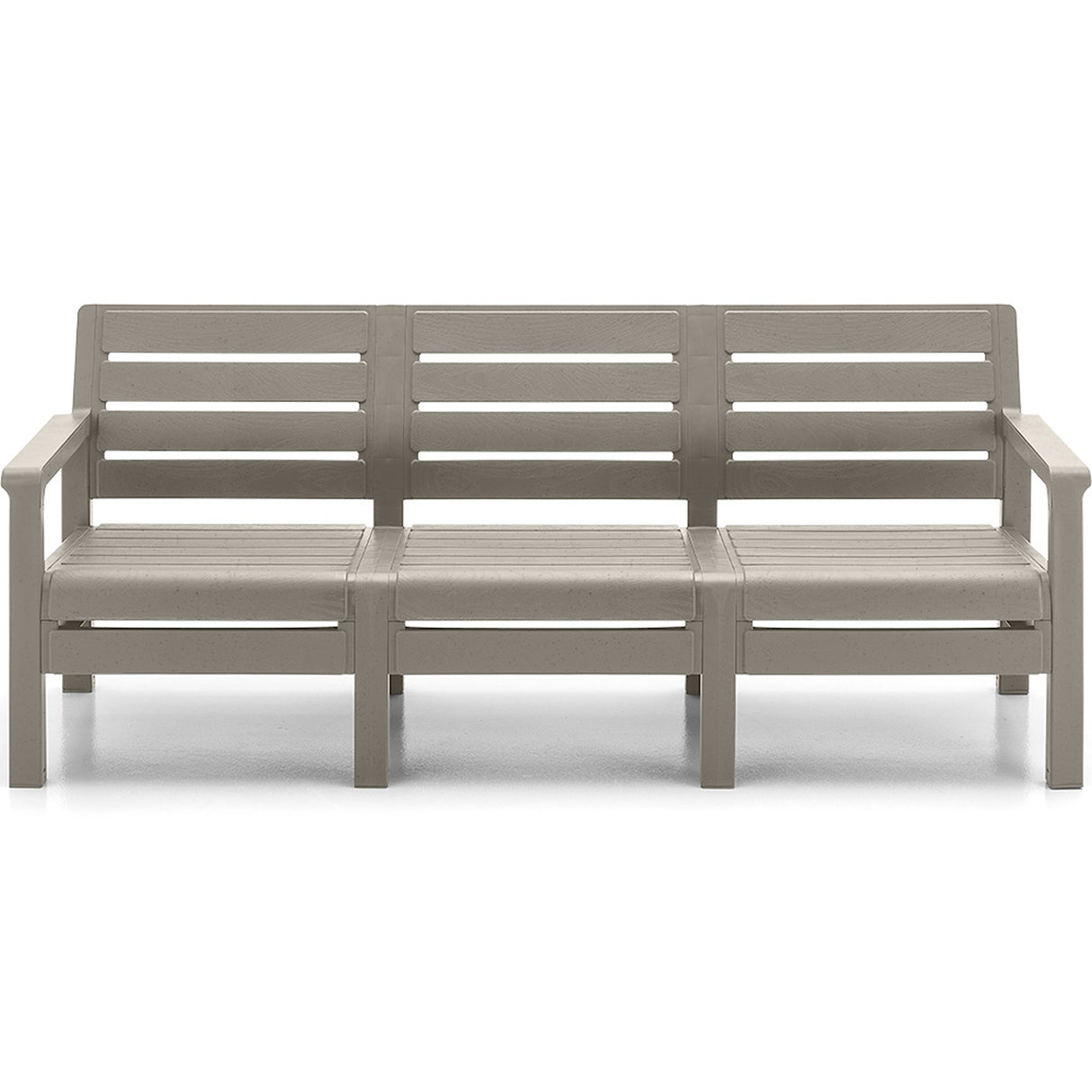 Sofá Rimax Barú Gris Cemento 192.4x74.6cm de Tres Puestos con Apoya Brazos