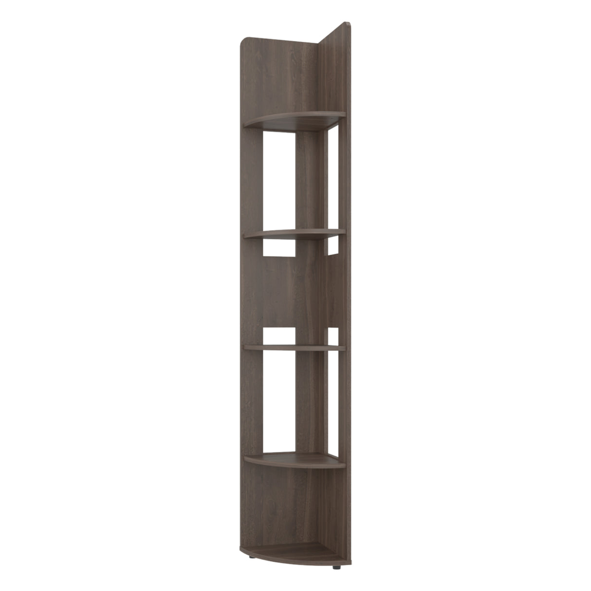 Estante Home E7 Milan 30x180.6cm Triangular con Cinco Compartimientos y Cuatro Entrepaños