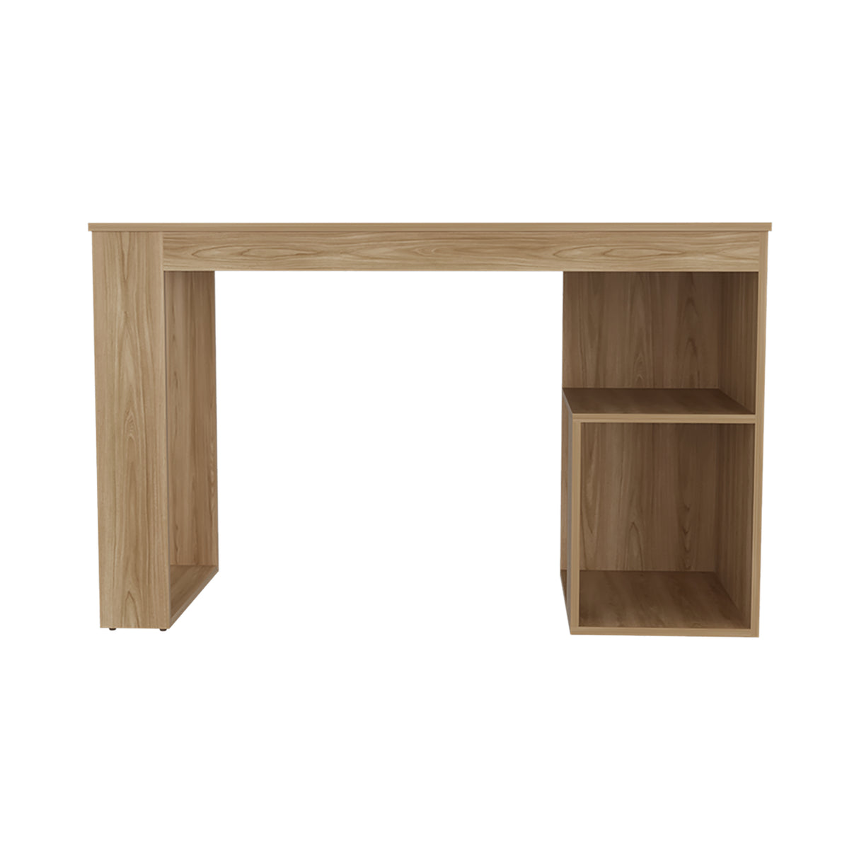 Escritorio Astana Avellana 120 cm con Entrepaños