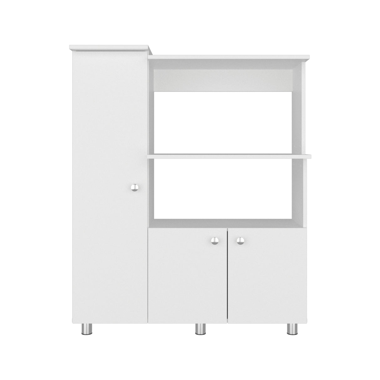 Alacena Lilo Blanco 96.5x119cm con Tres Puertas y con Patas
