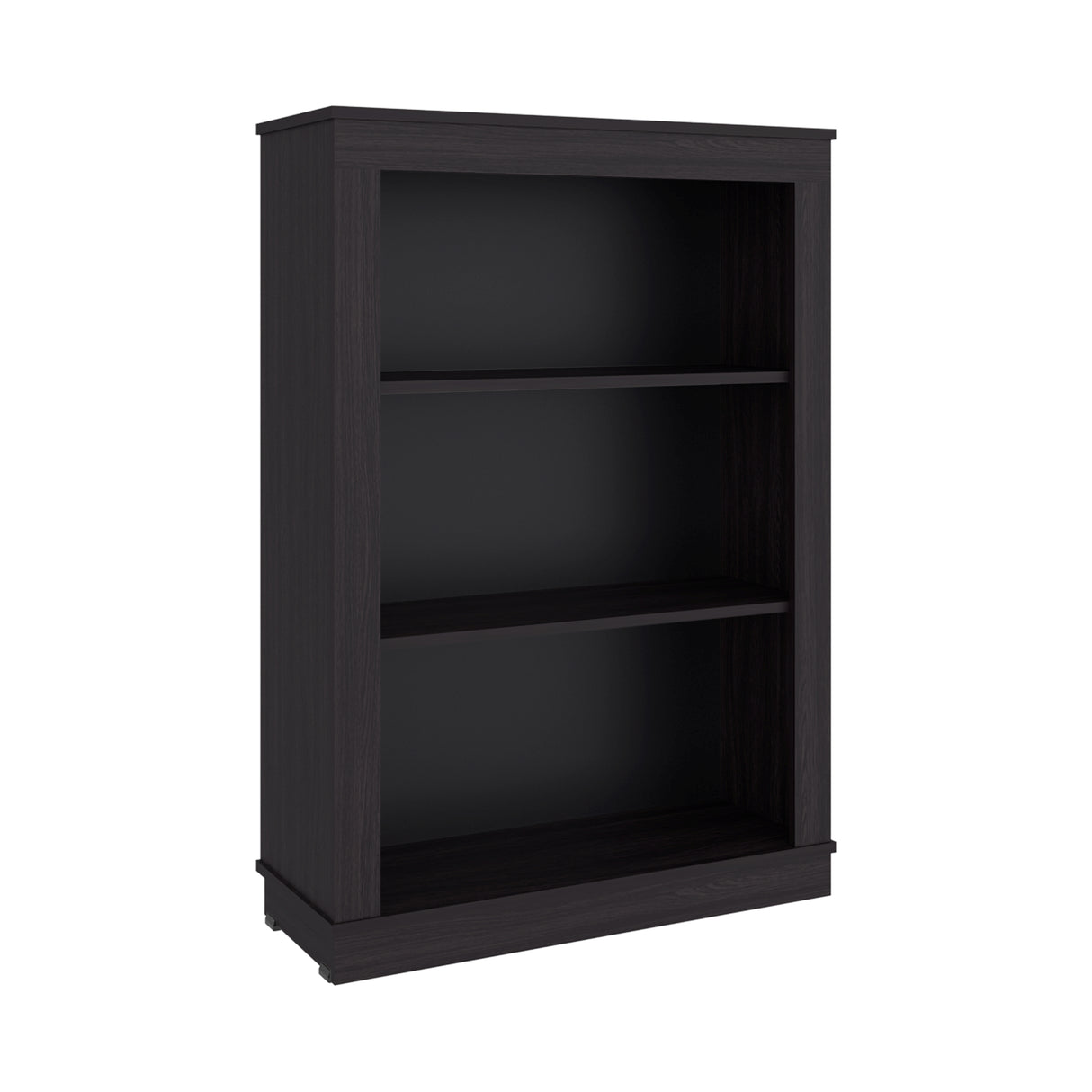 Estantería Classic Wengue 74.9x108.2cm Rectangular con Tres Compartimientos y con Dos Entrepaños