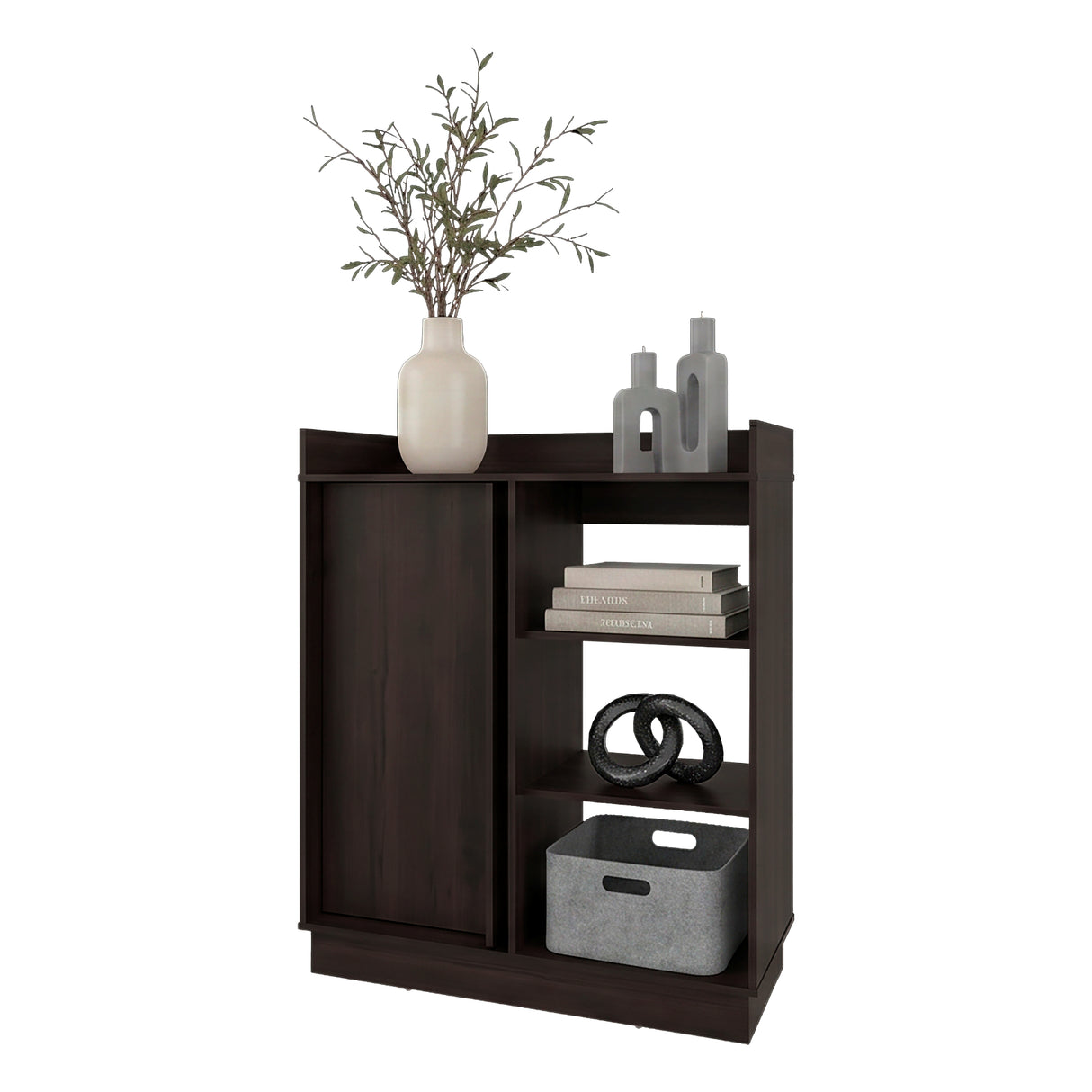 Bifé Caoba Nogal 100x120cm con Una Puerta