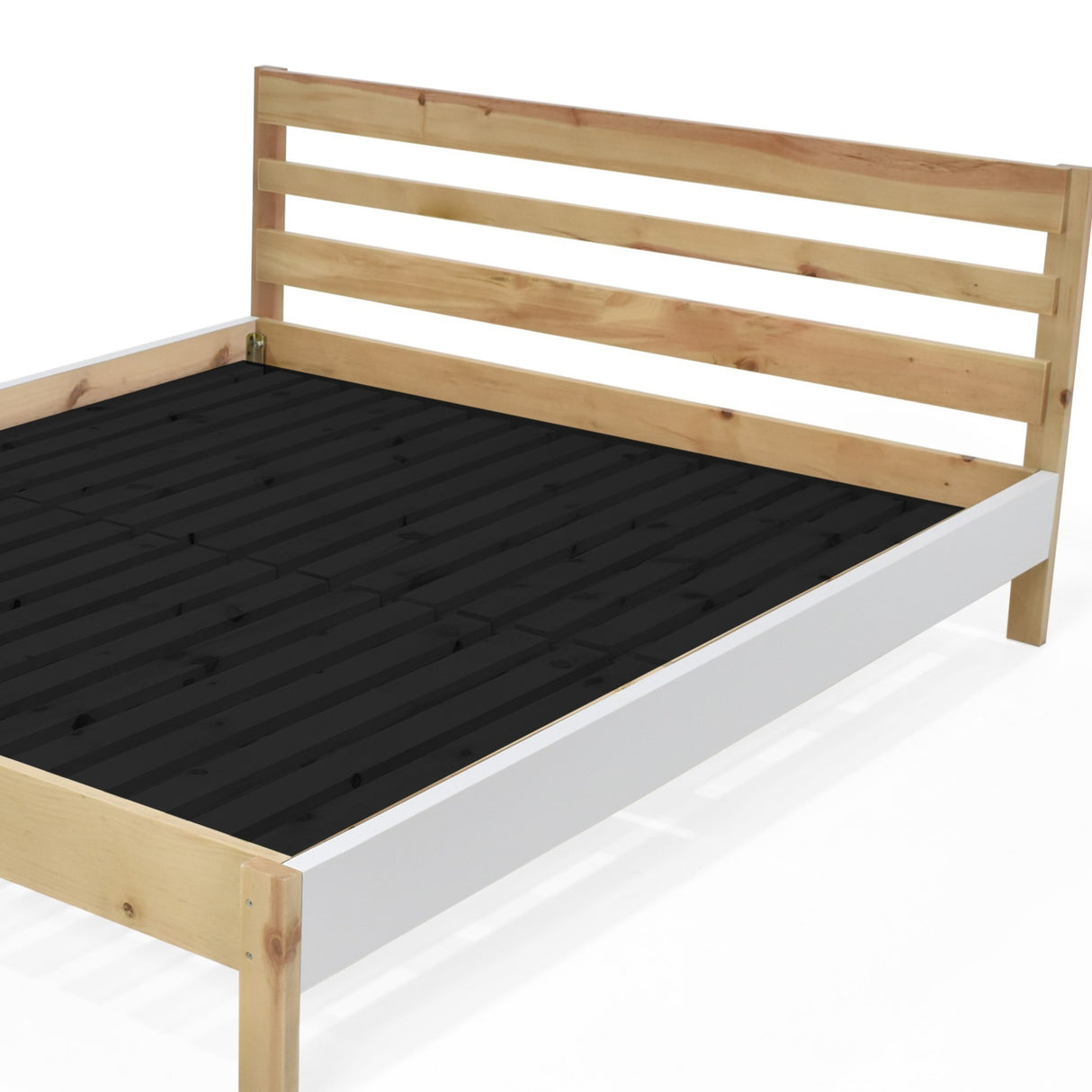 Cama Cincinnati Matiz Natural 166x77.5cm para Colchón Queen 160 X 190 Cm con Cabecero