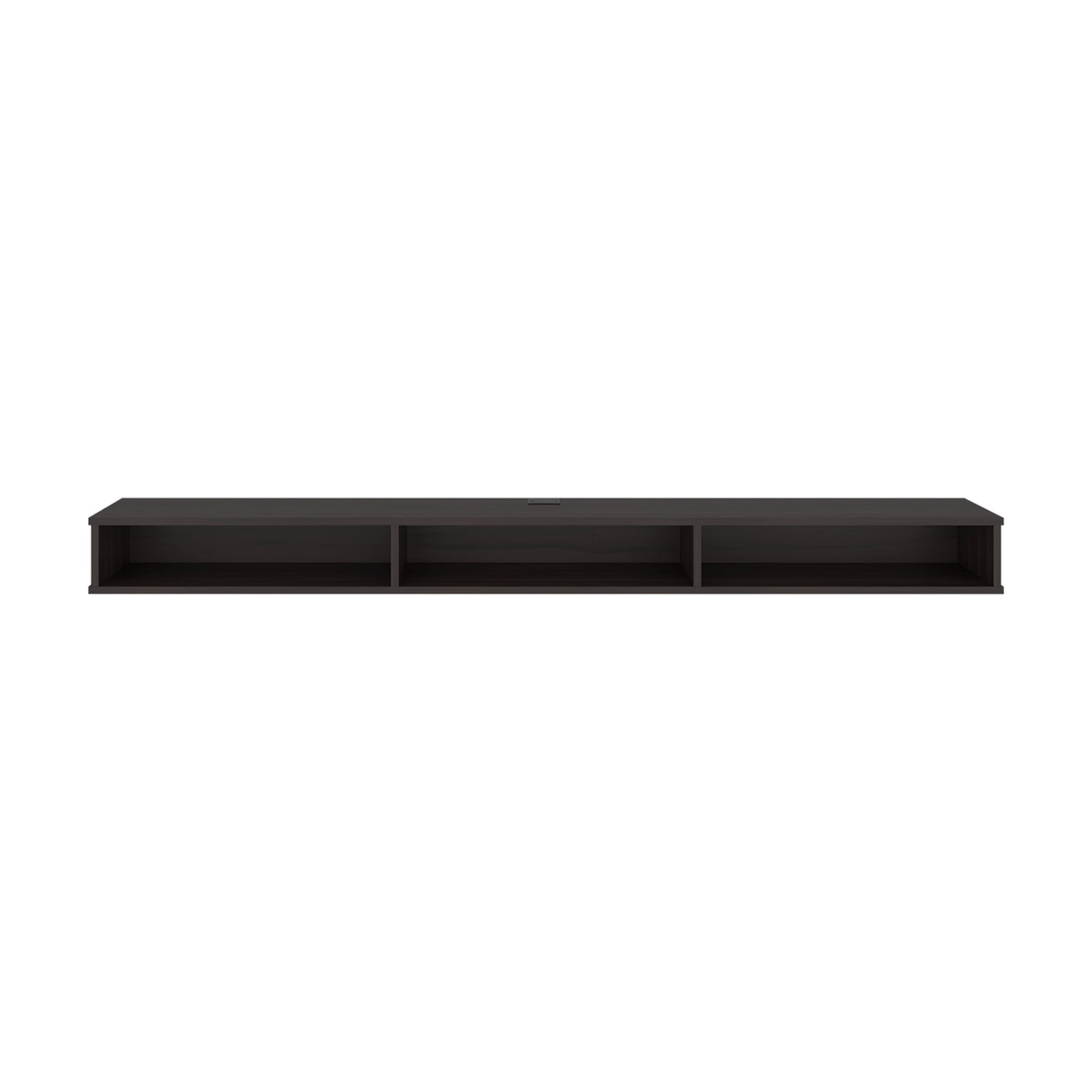 Rack de TV Luft Nogal 180x15cm para TV Hasta 75" Pulgadas y con Tres Compartimientos