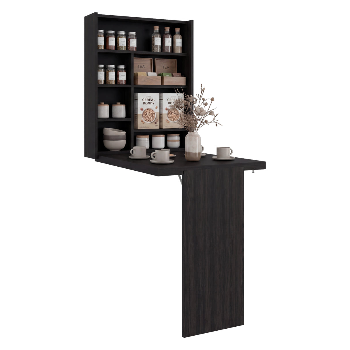 Bar Vatta Wengue 60x80cm con Siete Compartimientos
